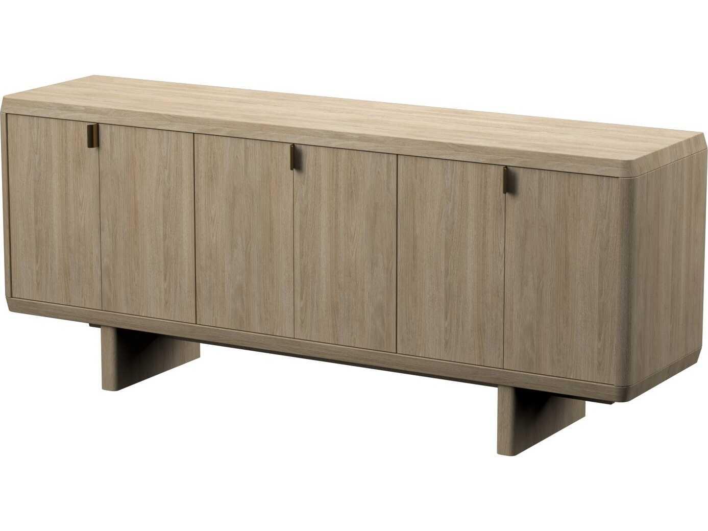Unique Furniture Natu 70" Oak Wood Natural Sideboard