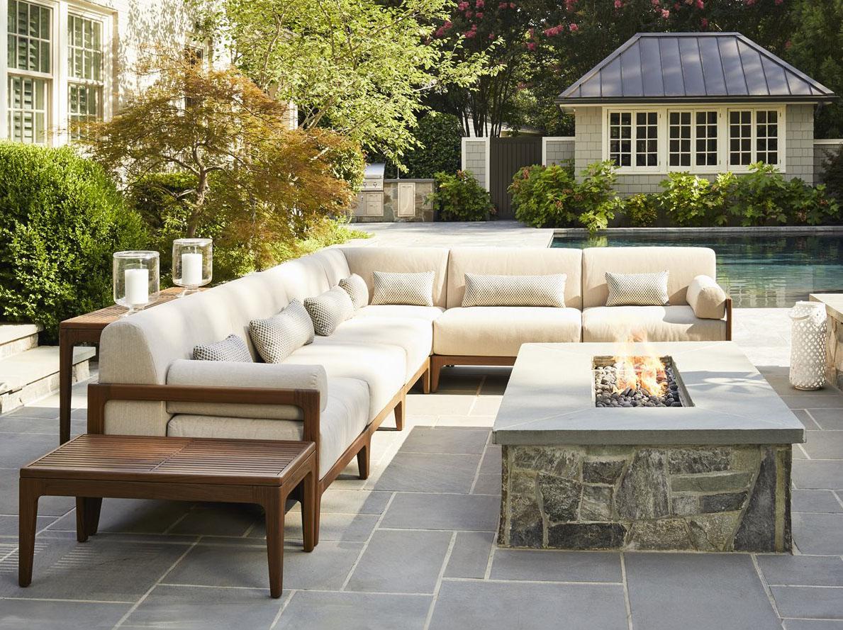 Jensen Outdoor Mix Sectional Lounge Set