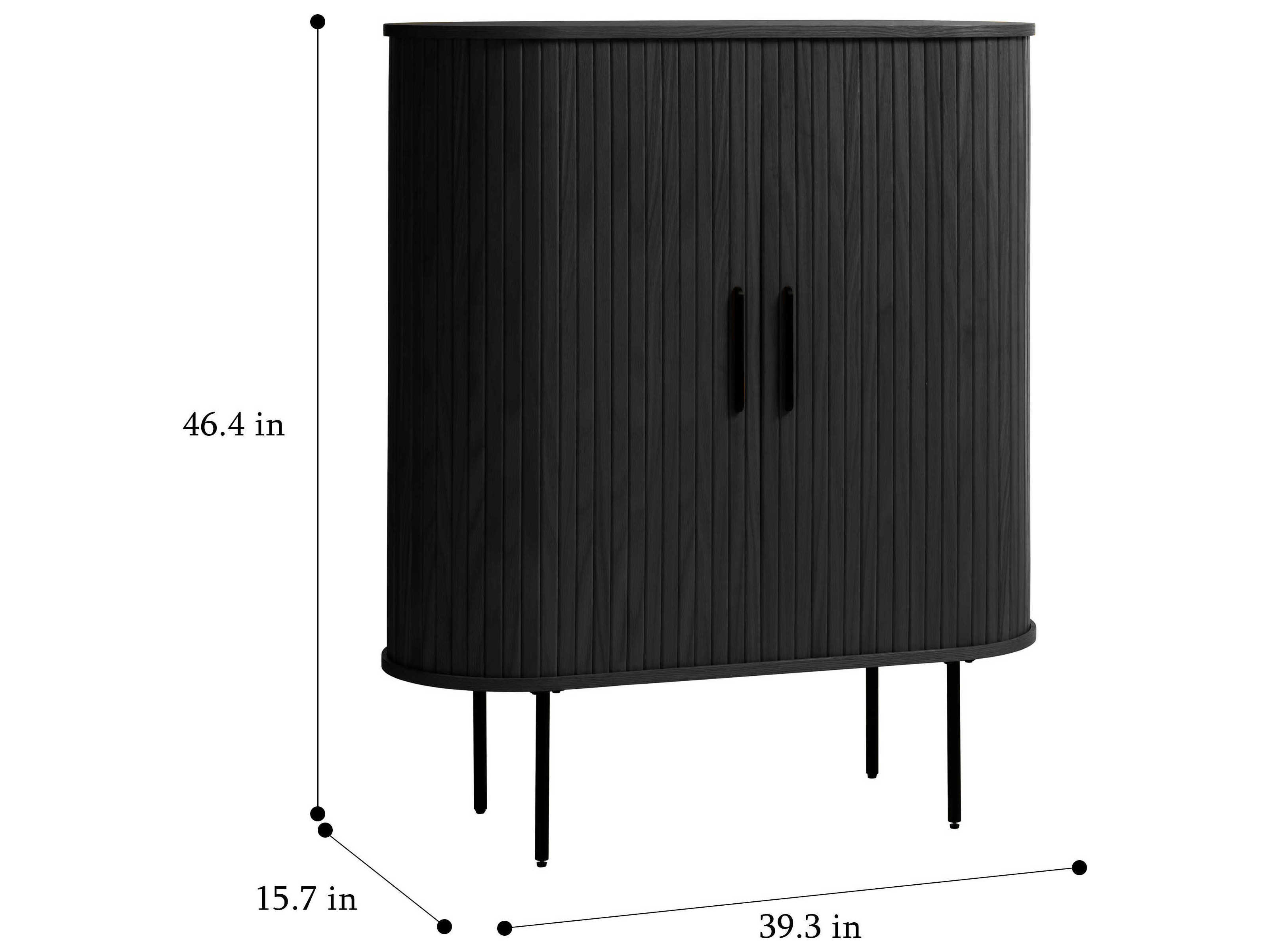 Unique Furniture Nola Black Oak Accent Chest