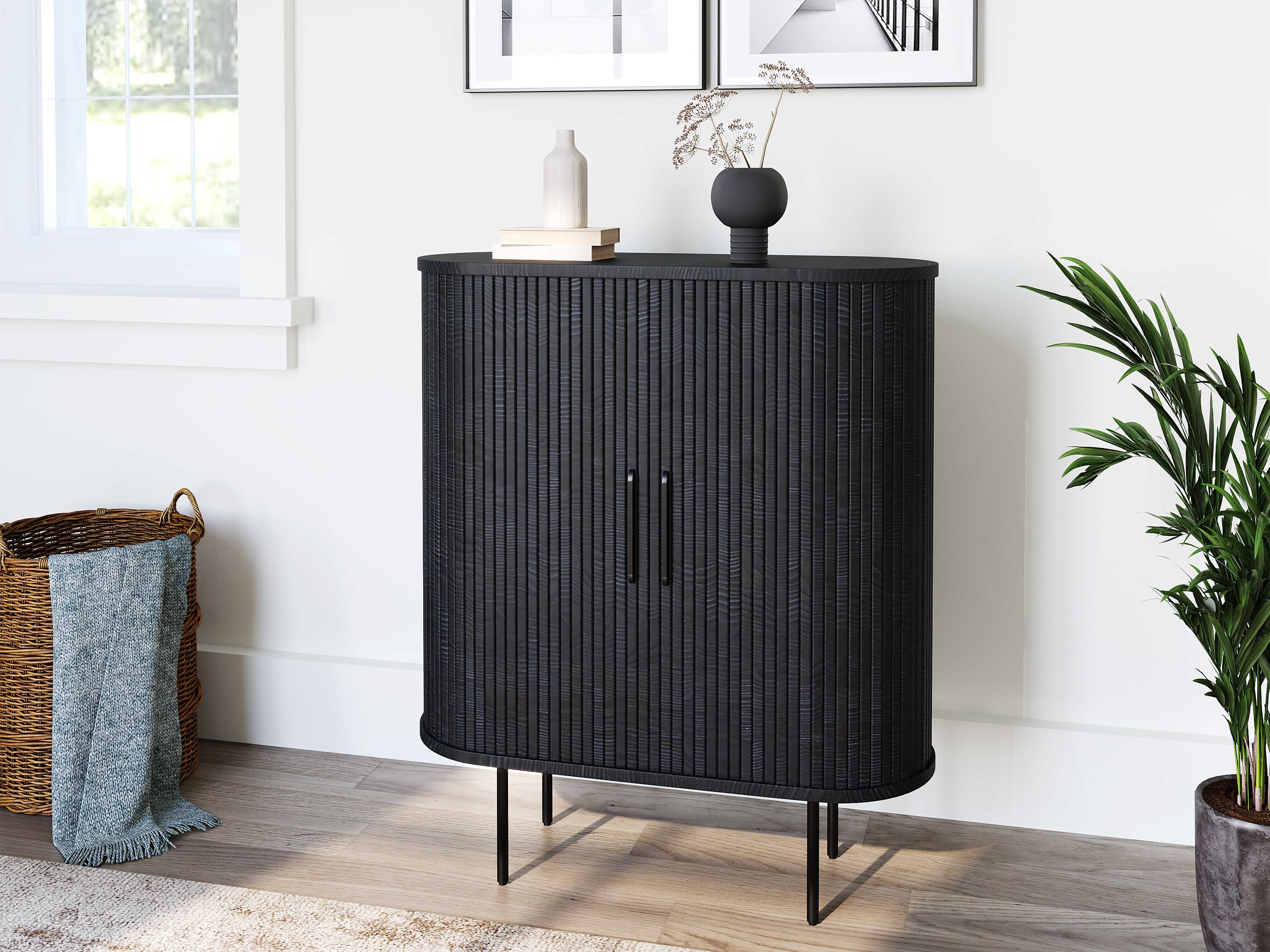 Unique Furniture Nola Black Oak Accent Chest