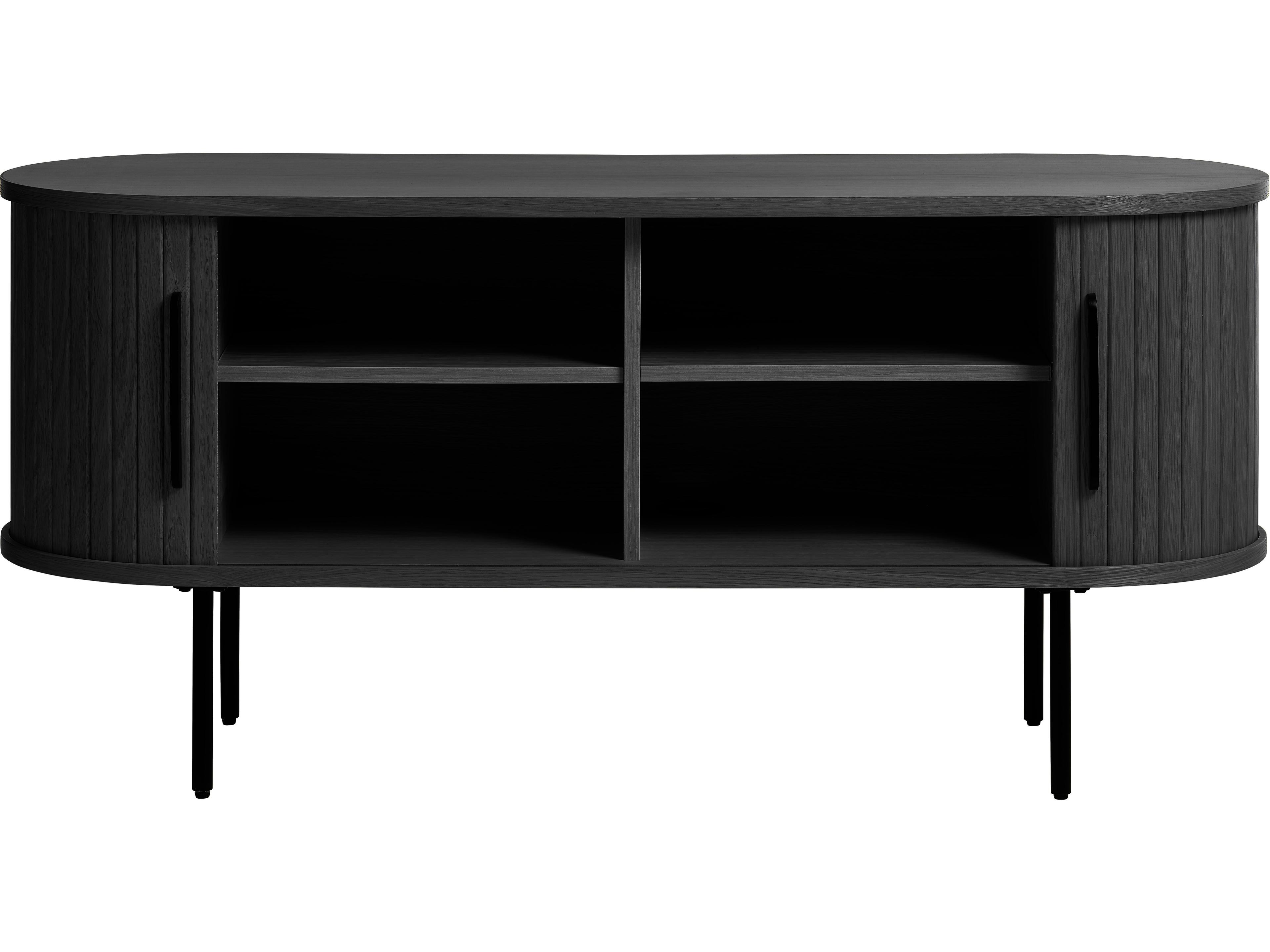 Unique Furniture Nola Black Oak Media Console