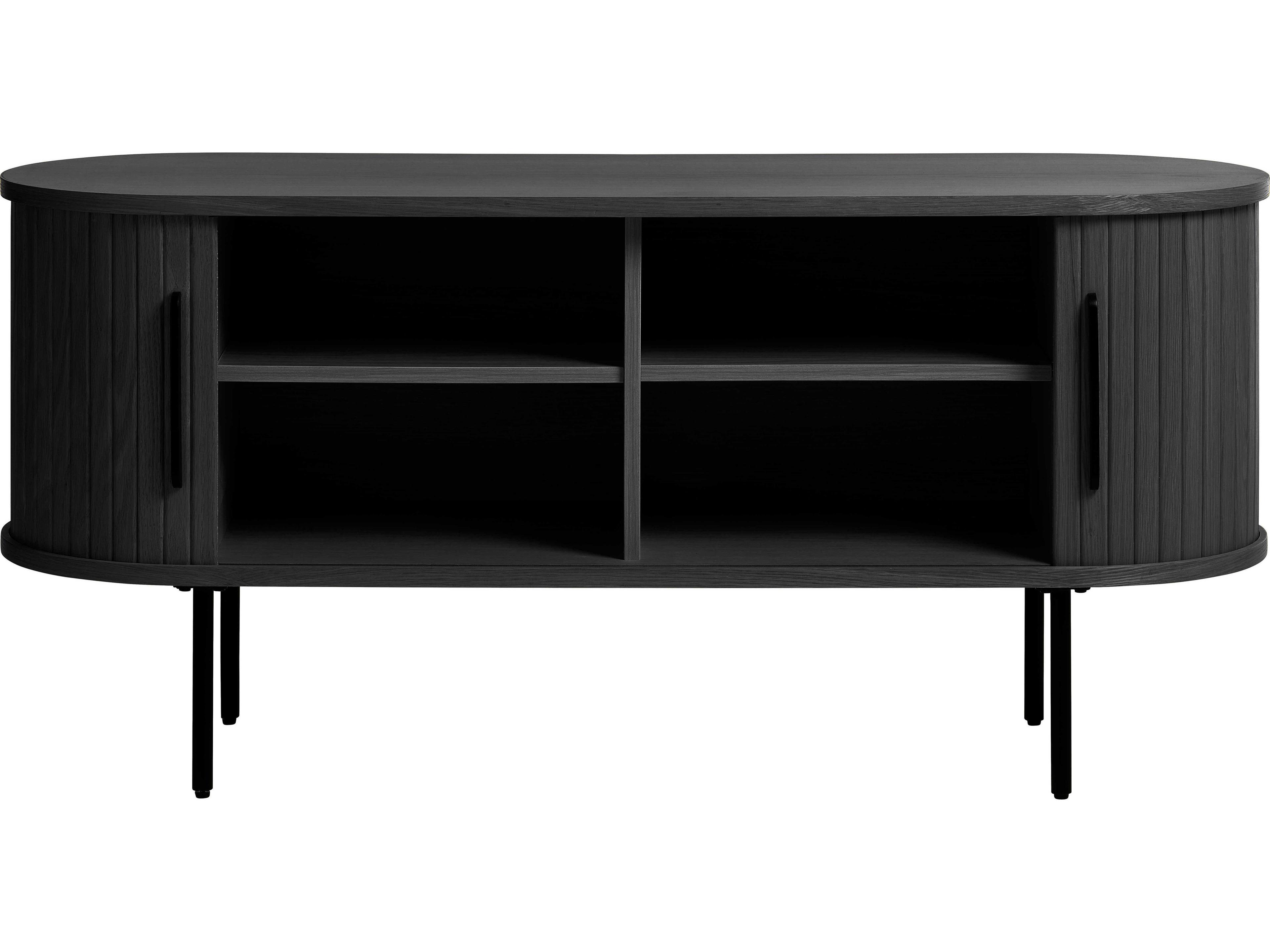 Unique Furniture Nola Black Oak Media Console