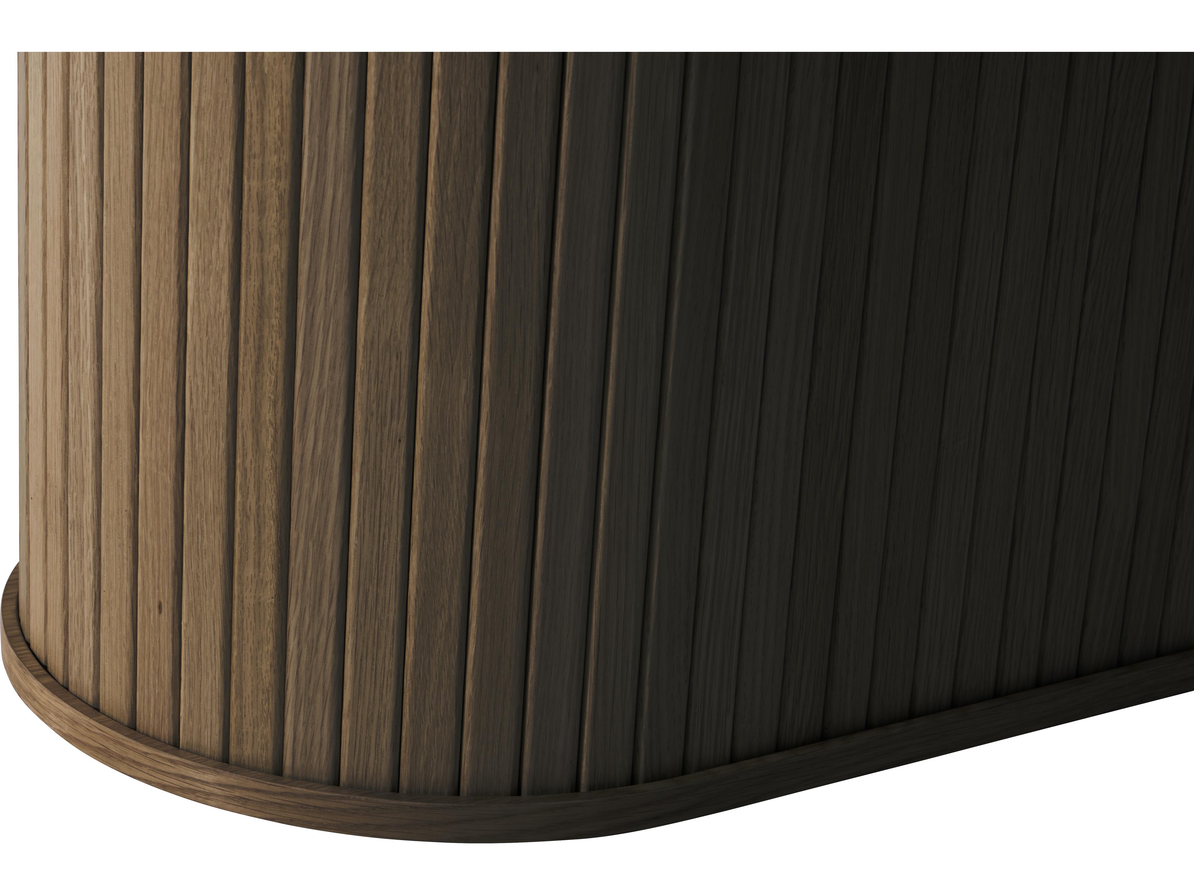 Unique Furniture Nola Oval Wood Dining Table