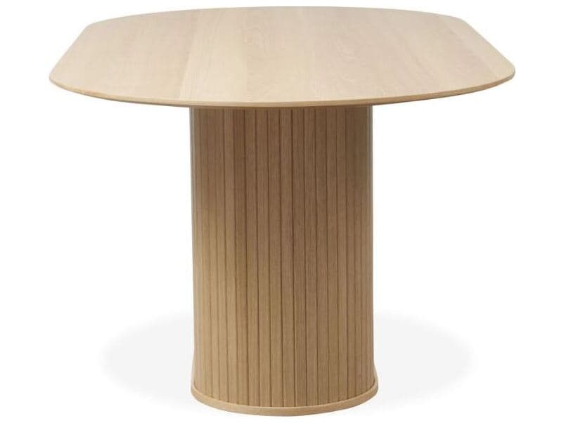 Unique Furniture Nola Oval Wood Dining Table