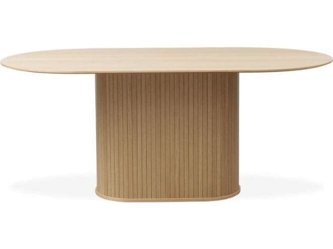 Unique Furniture Nola Oval Wood Dining Table
