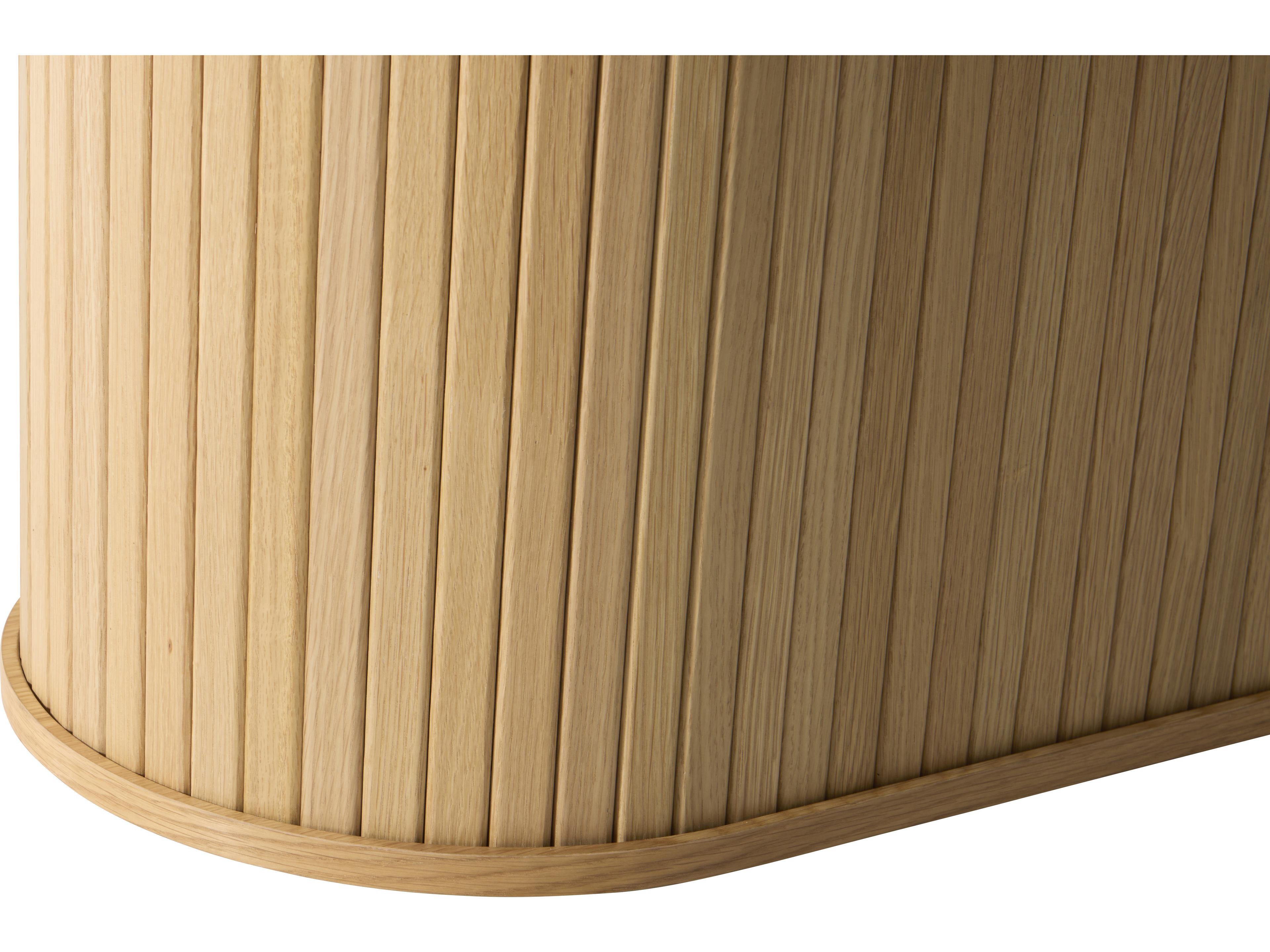 Unique Furniture Nola Oval Wood Dining Table