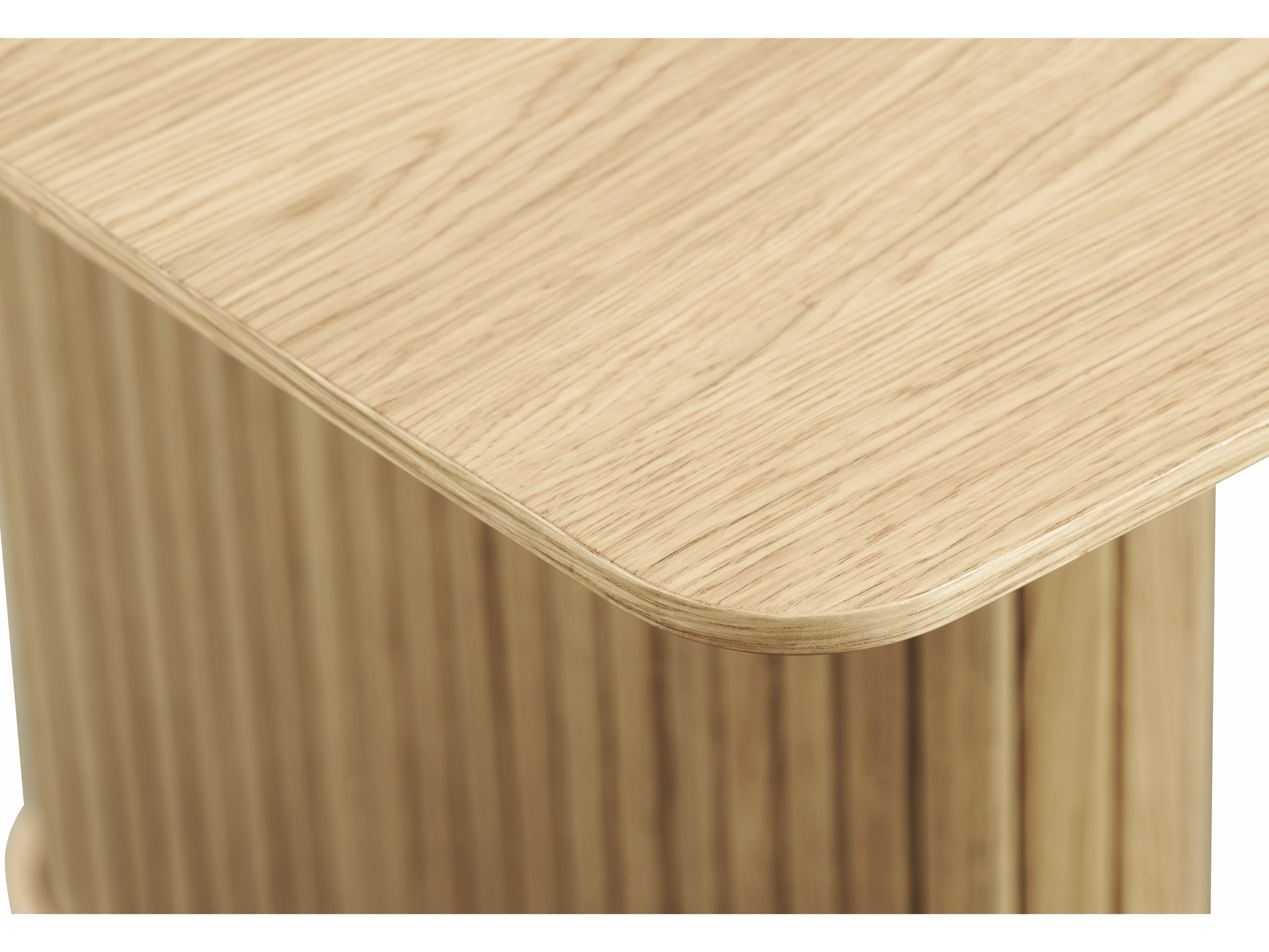 Unique Furniture Nola Rectangular Wood Dining Table