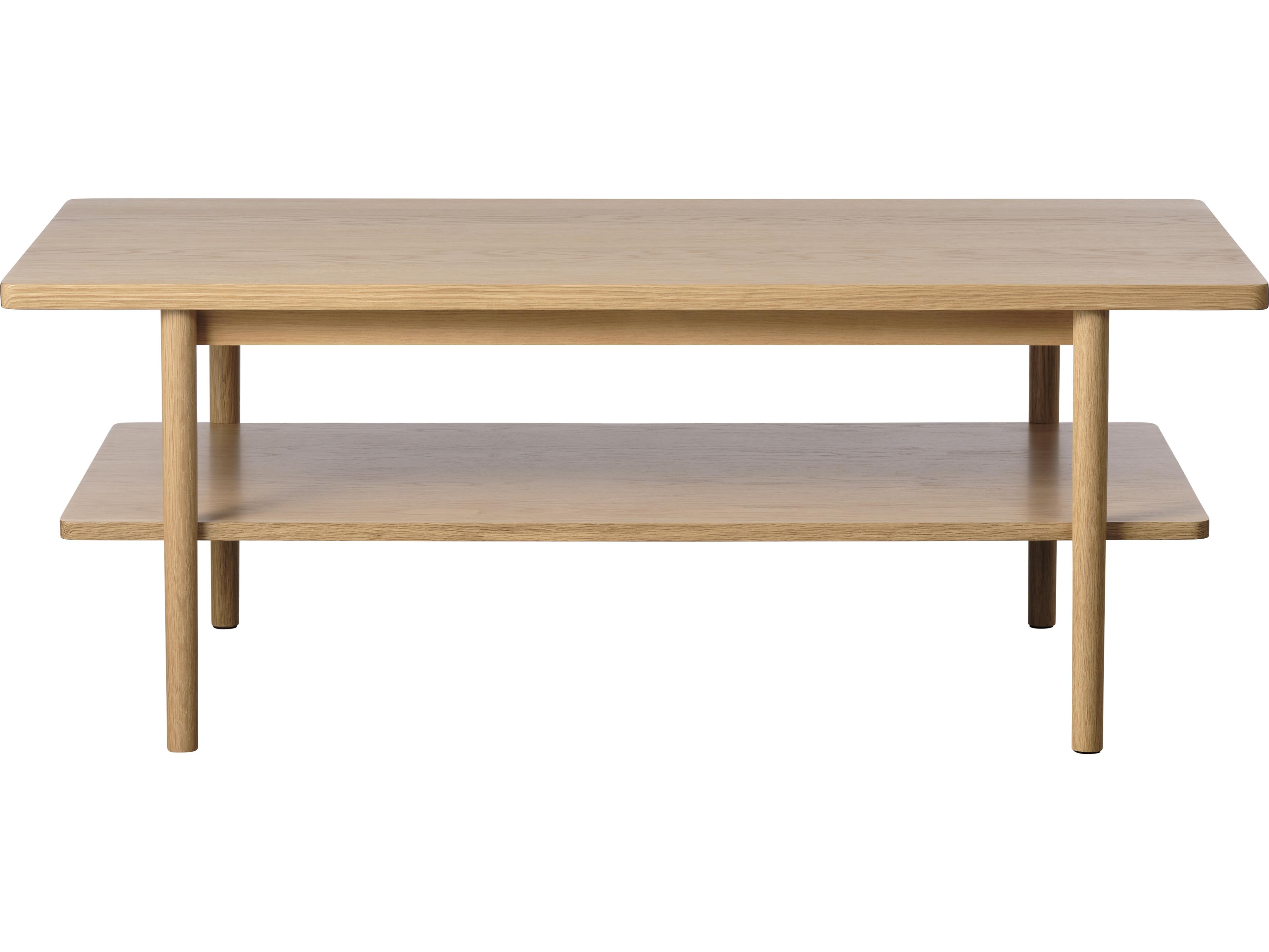 Unique Furniture Ponza Rectangular Wood Coffee Table