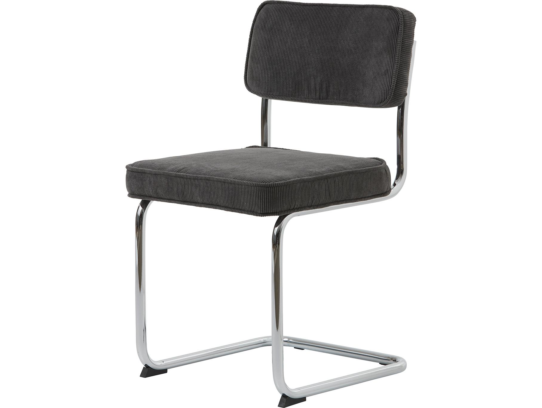 Unique Furniture Rupert Gray Upholstered Armless Dining Chair Set of 2