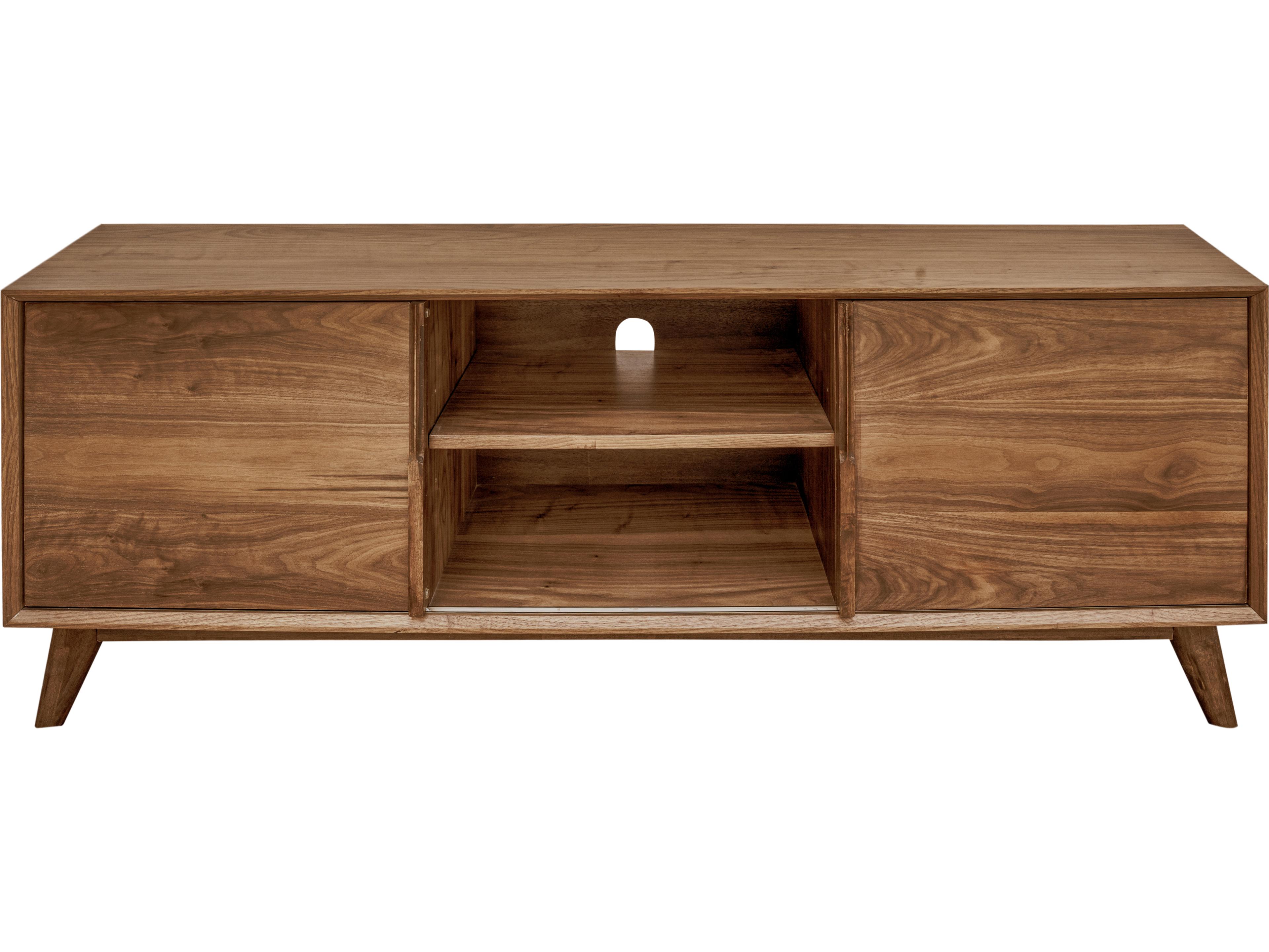Unique Furniture Sedona 625" Walnut Wood Media Console