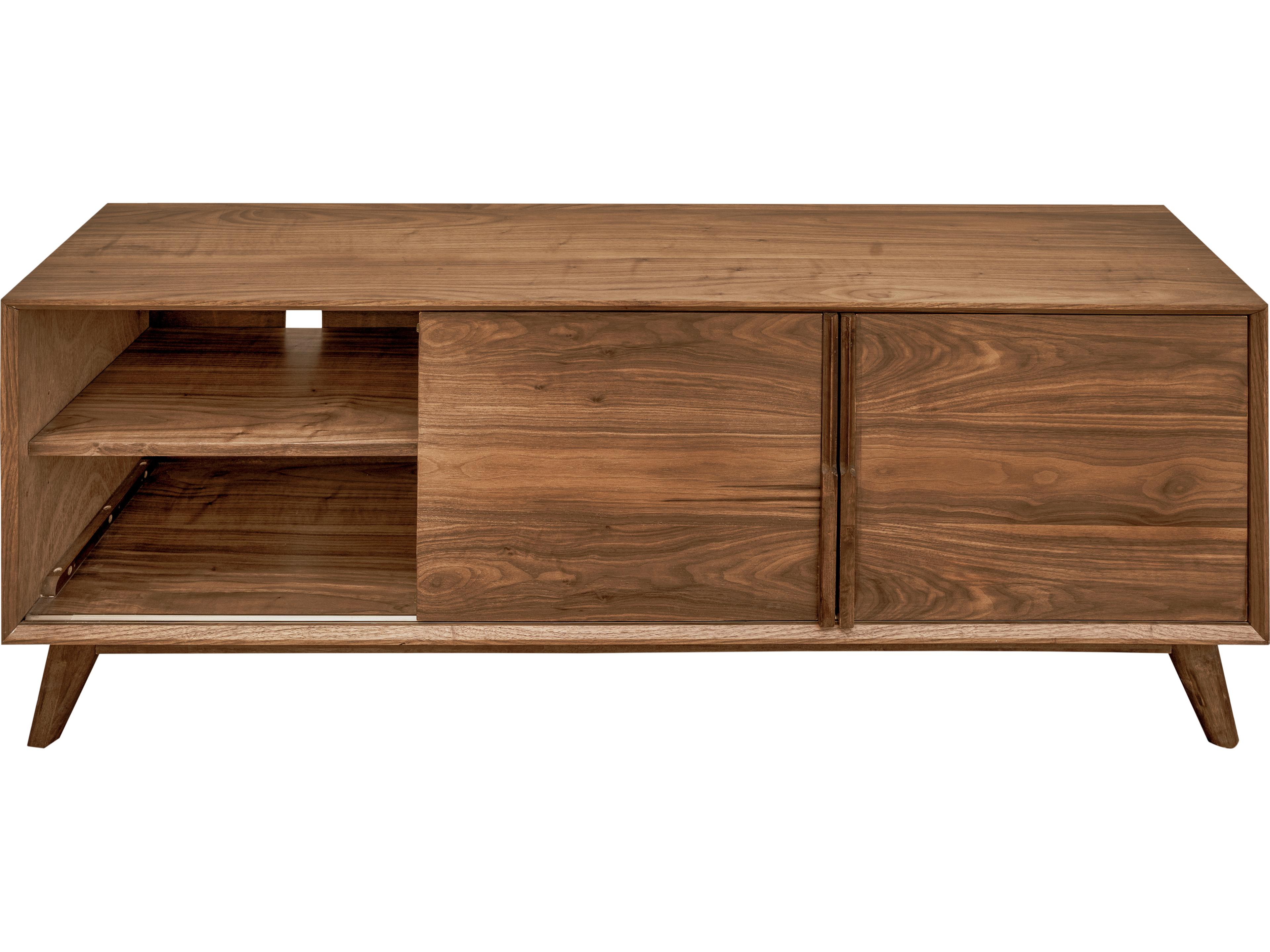 Unique Furniture Sedona 625" Walnut Wood Media Console