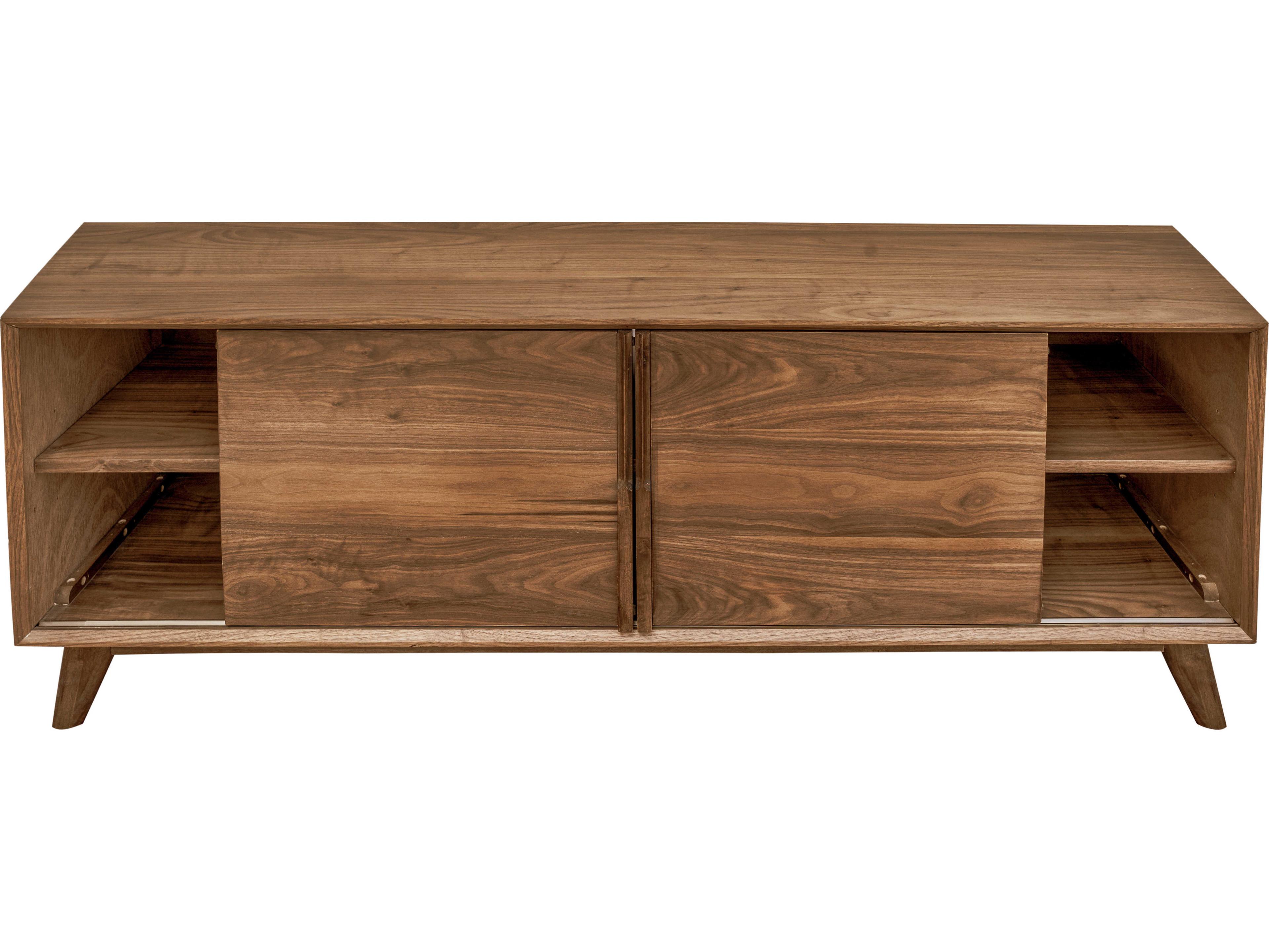 Unique Furniture Sedona 625" Walnut Wood Media Console