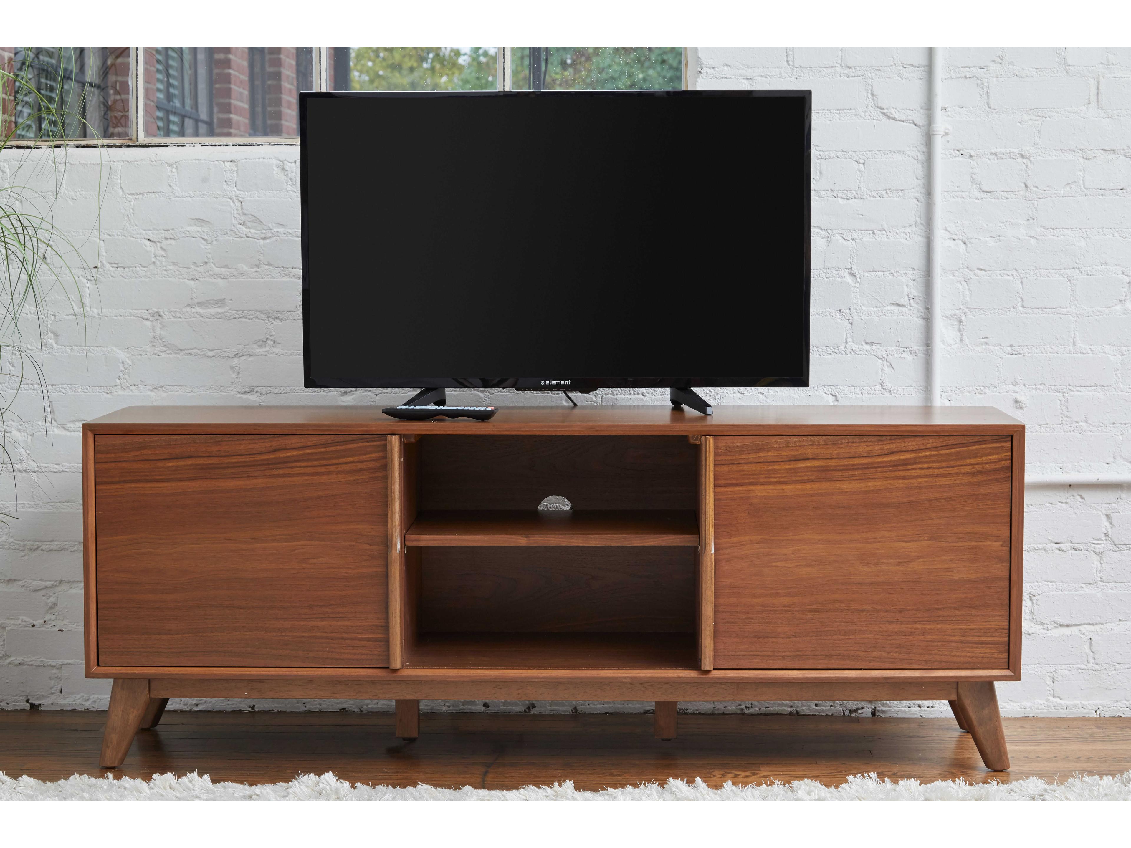 Unique Furniture Sedona 625" Walnut Wood Media Console