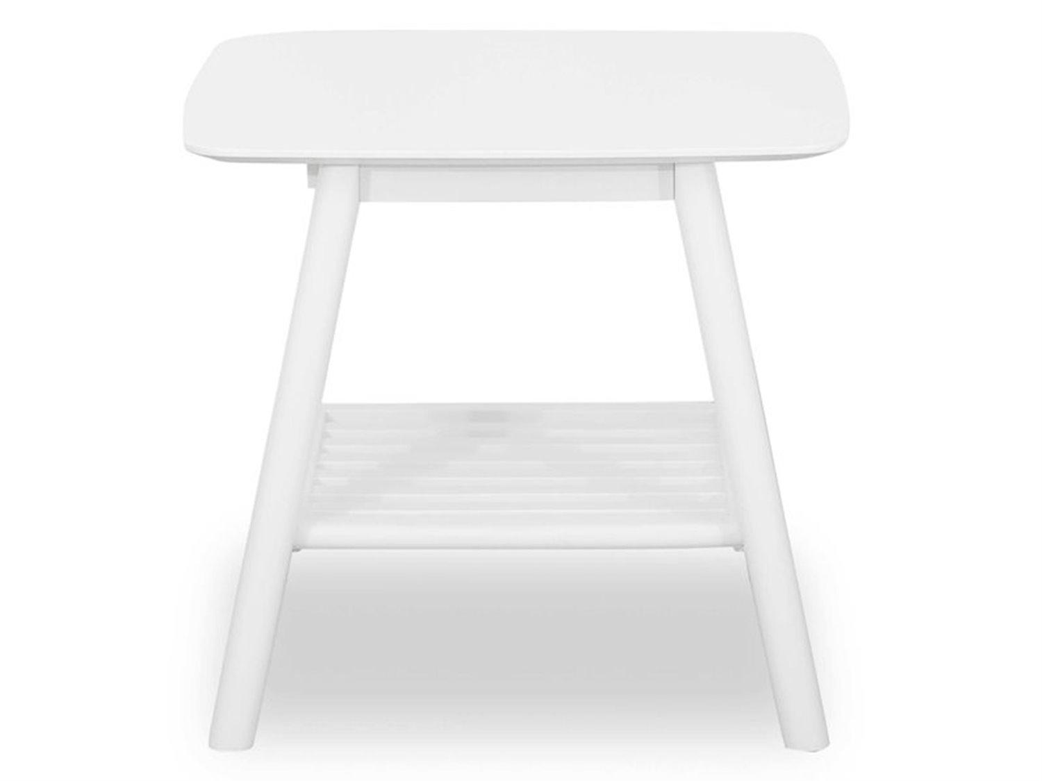 Unique Furniture Sedona 1-Drawer Rubberwood Nightstand