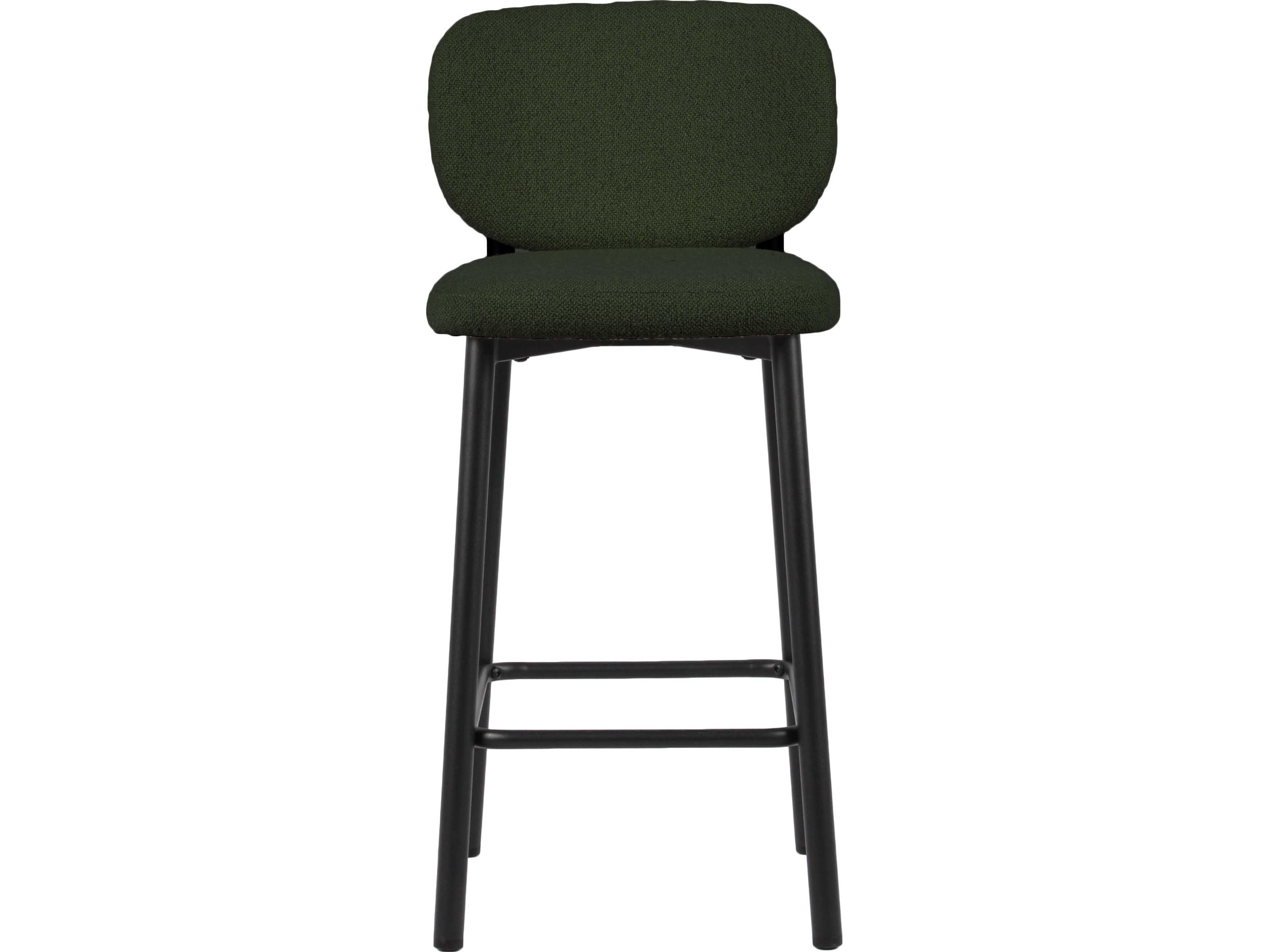 Unique Furniture Chairs Forest Green Upholstered Counter Stool Set of 2