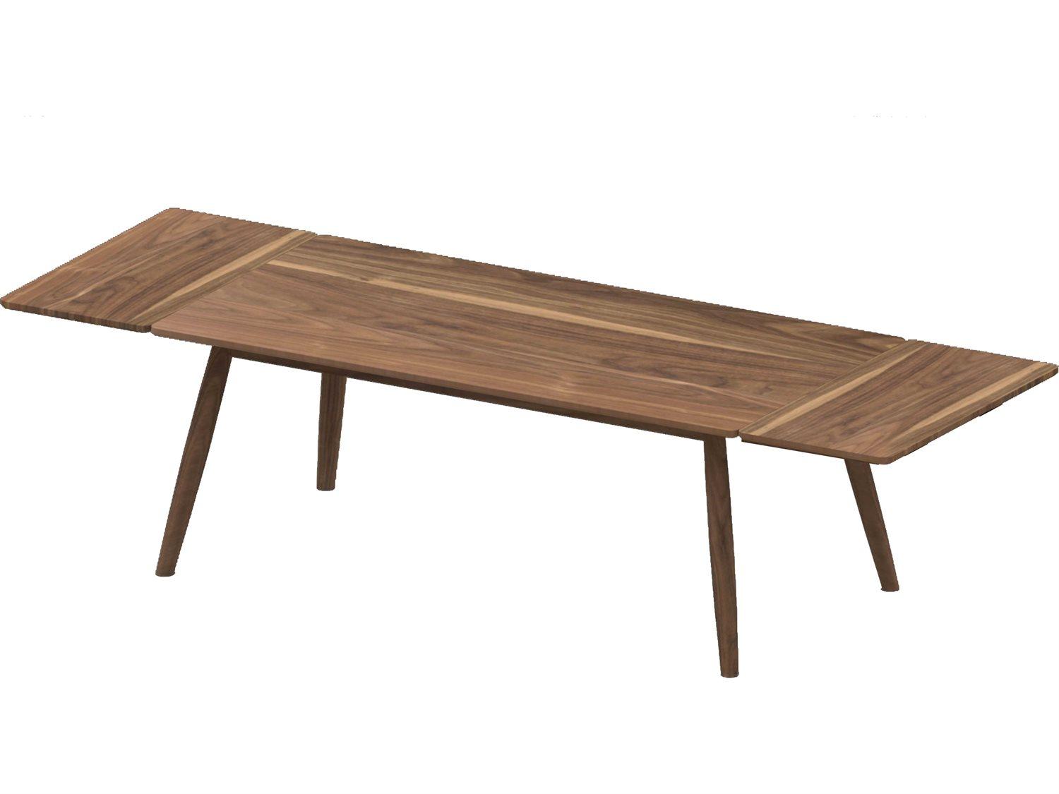 Unique Furniture Tahoe Rectangular Wood Walnut Dining Table
