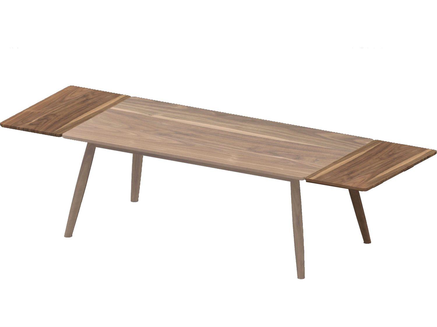 Unique Furniture Tahoe Rectangular Wood Walnut Dining Table