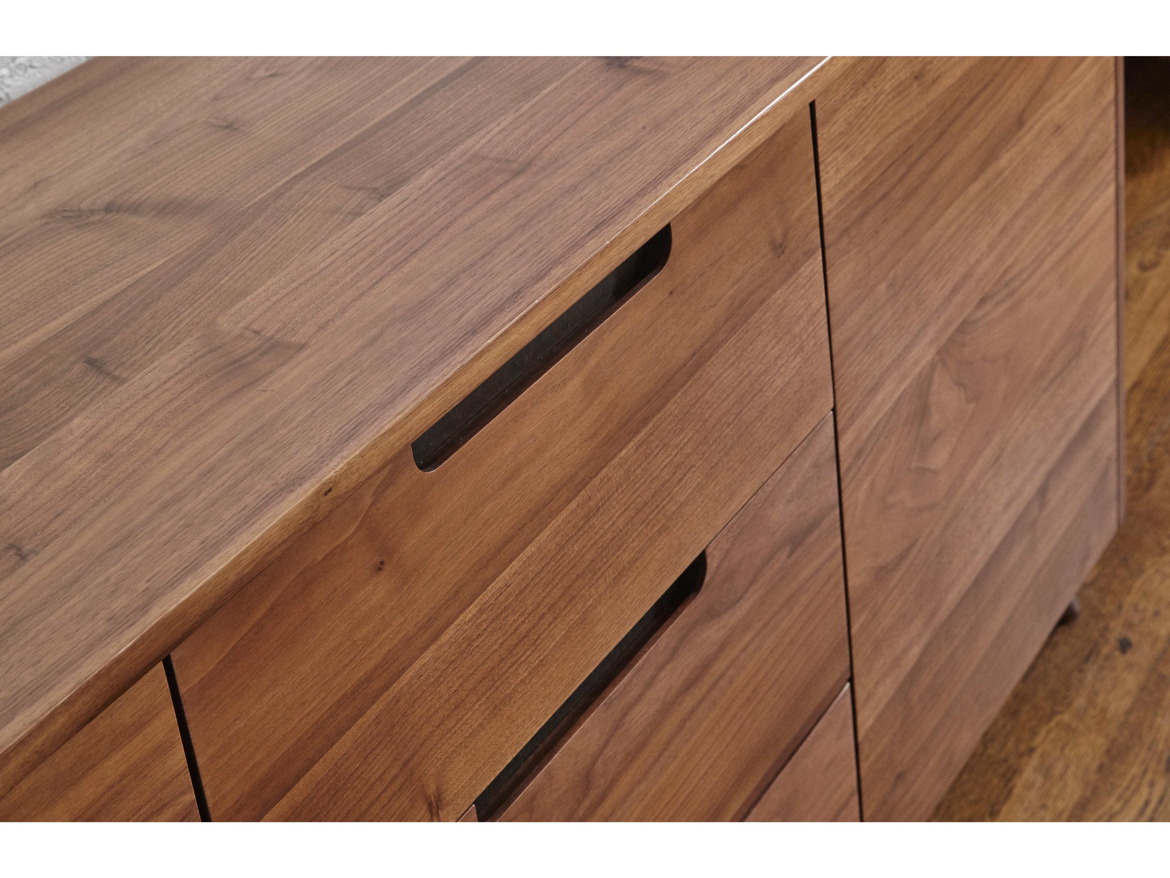 Unique Furniture Tahoe 63" Walnut Wood Sideboard