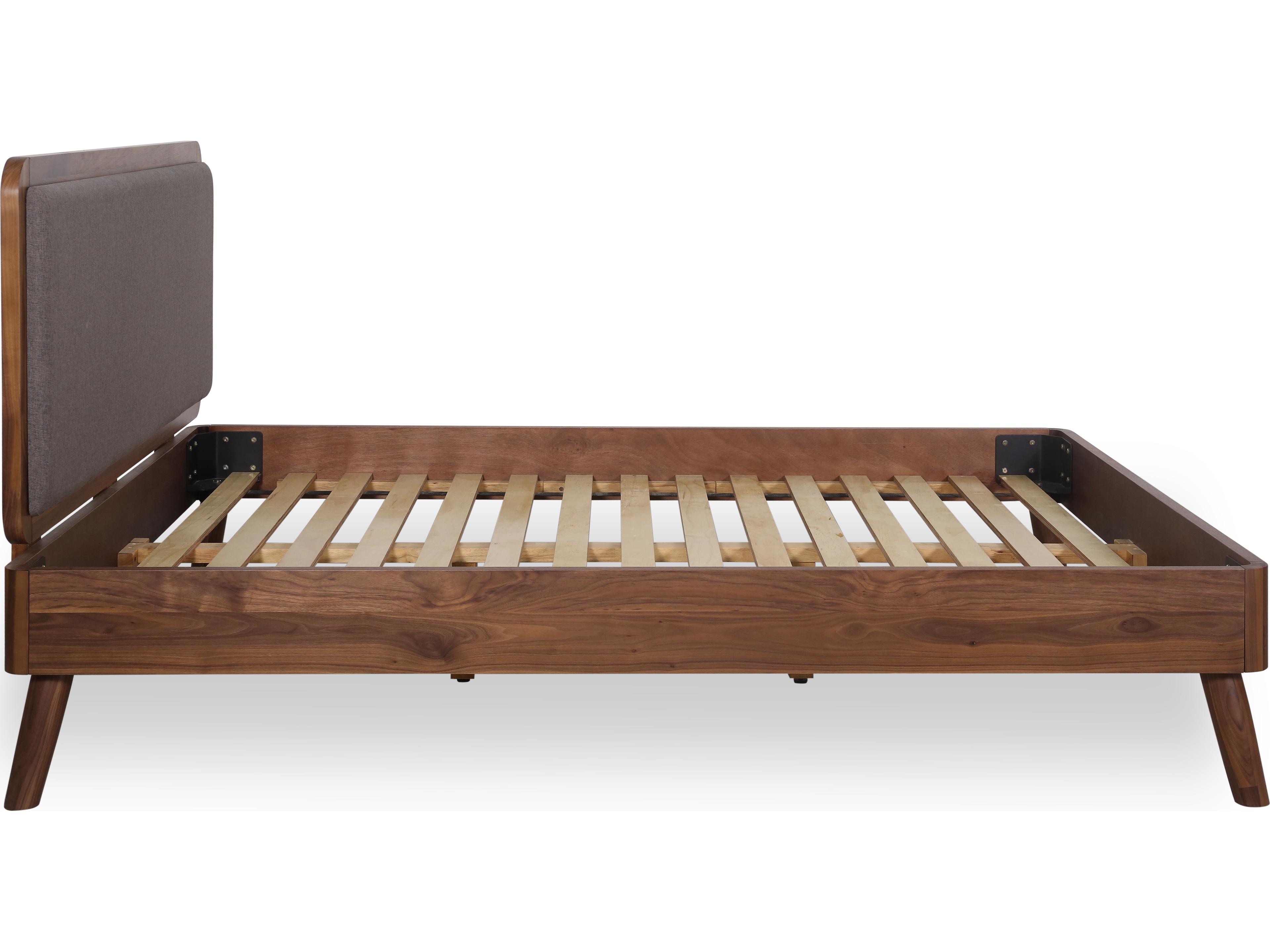 Unique Furniture Tahoe Walnut Brown Wood Queen Platform Bed