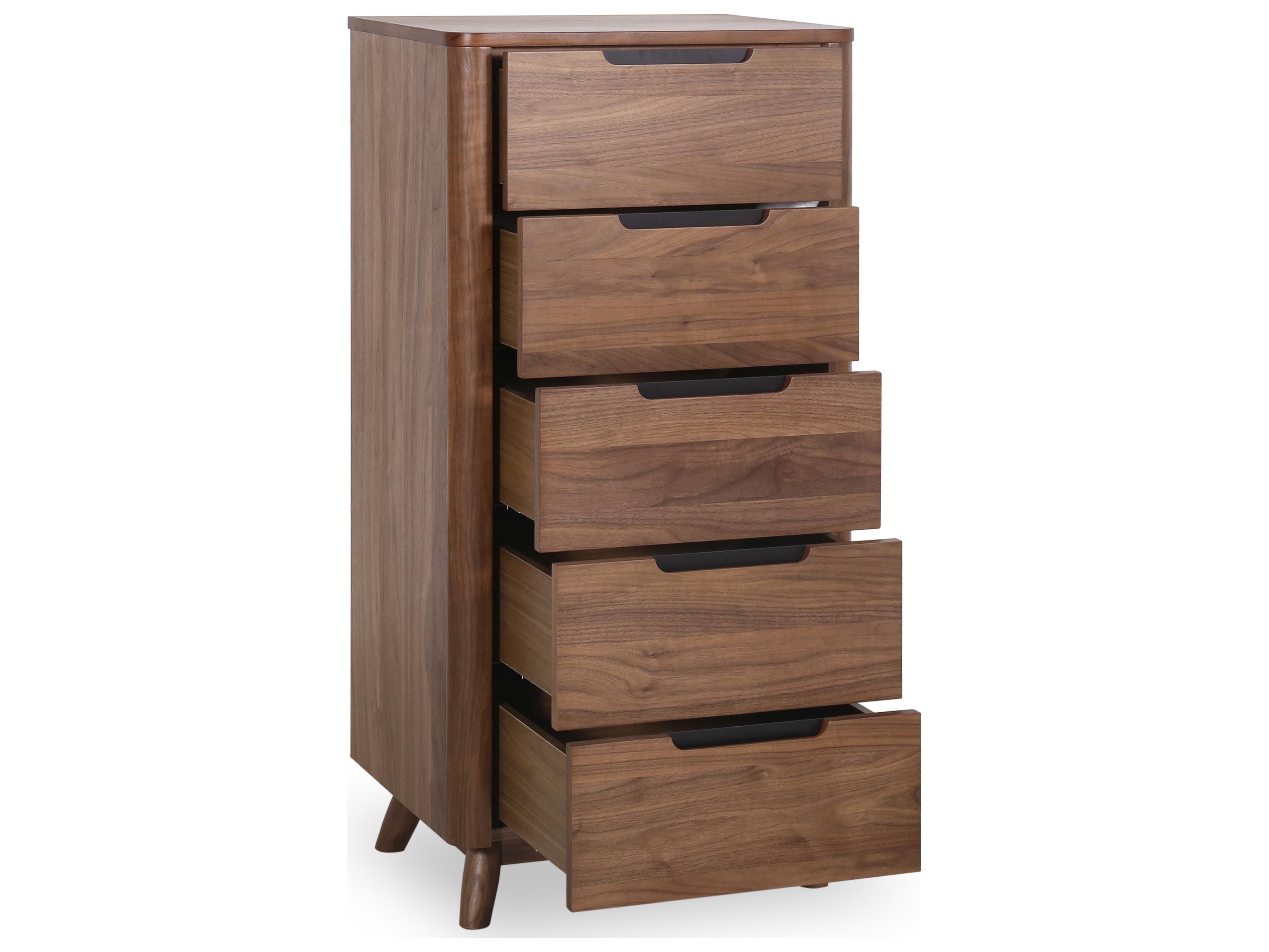 Unique Furniture Tahoe Walnut Brown Wood Accent Chest