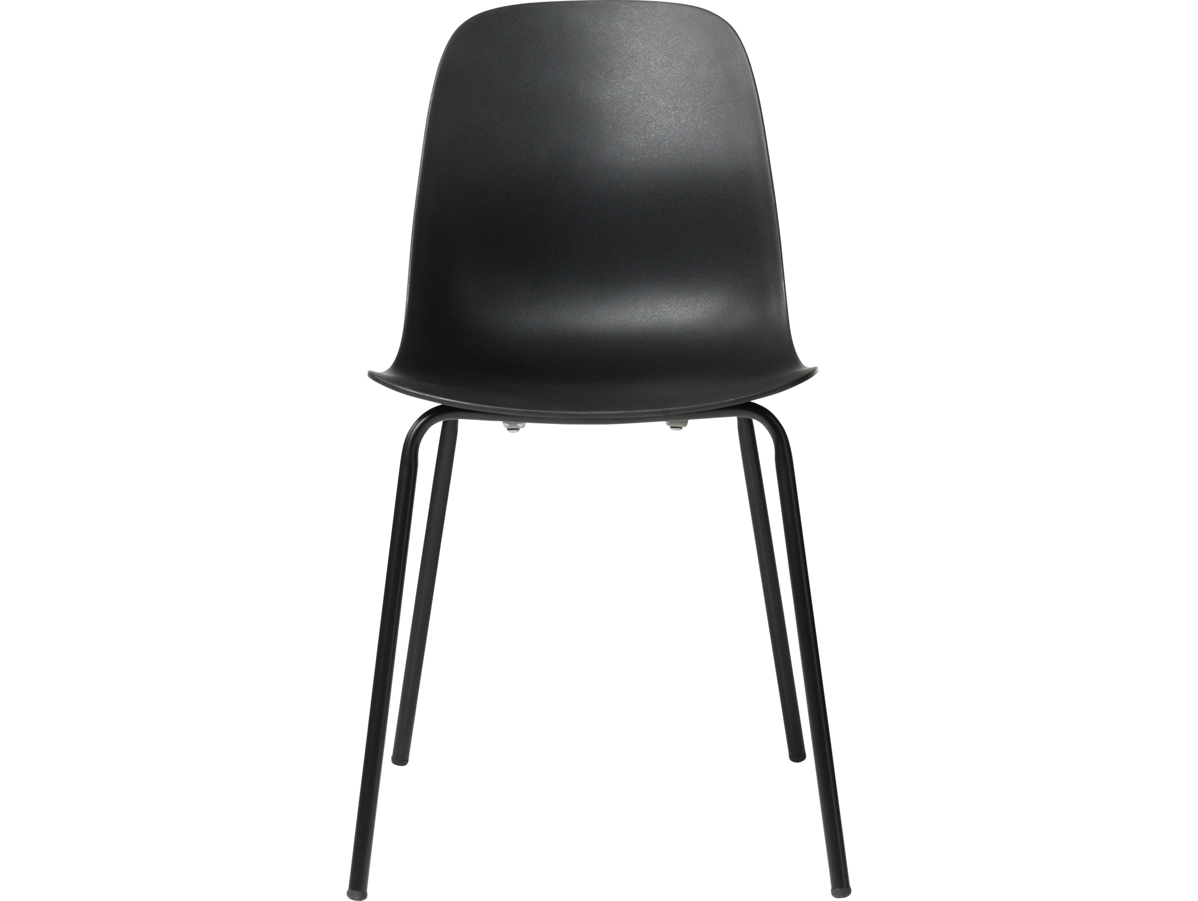 Unique Furniture Whitby Black Armless Dining Chair Set of 2