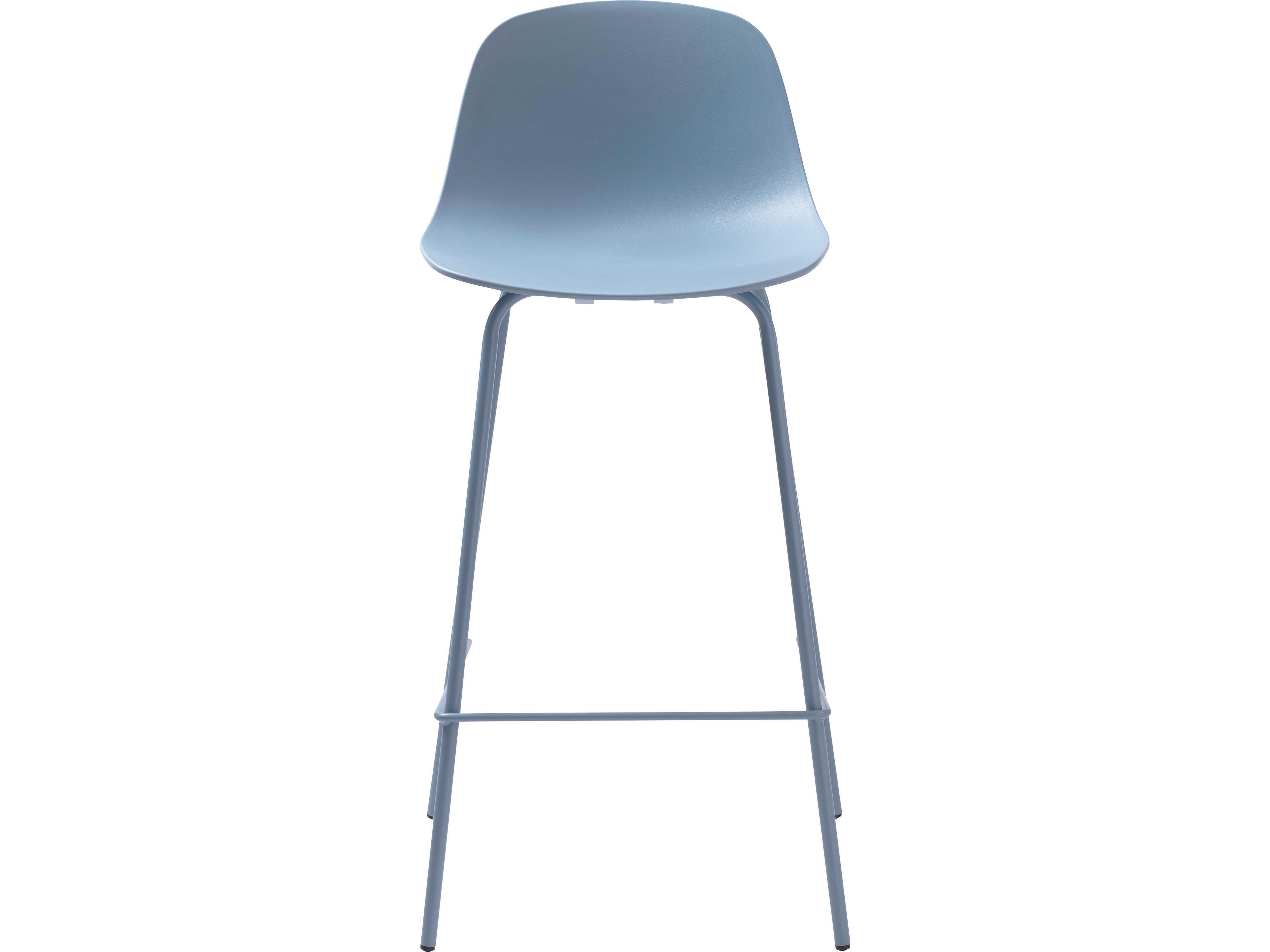 Unique Furniture Chairs Dusty Blue Counter Stool Set of 2