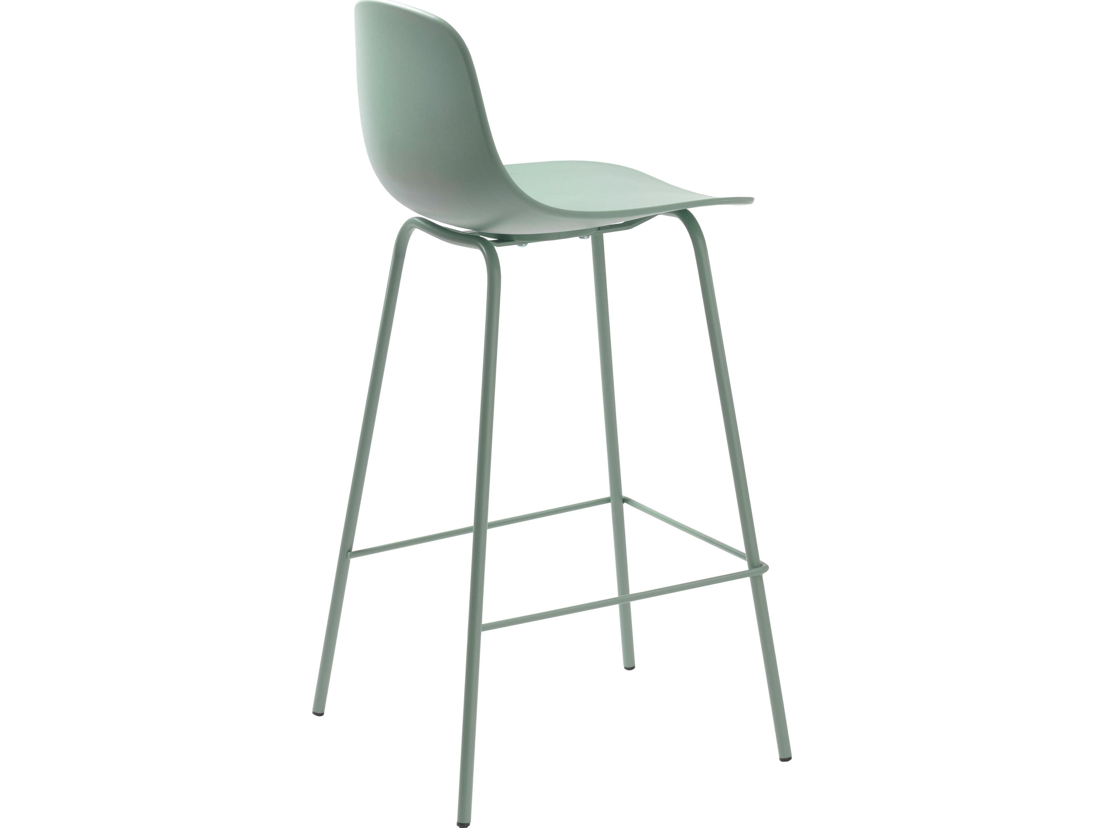 Unique Furniture Chairs Mint Green Counter Stool Set of 2