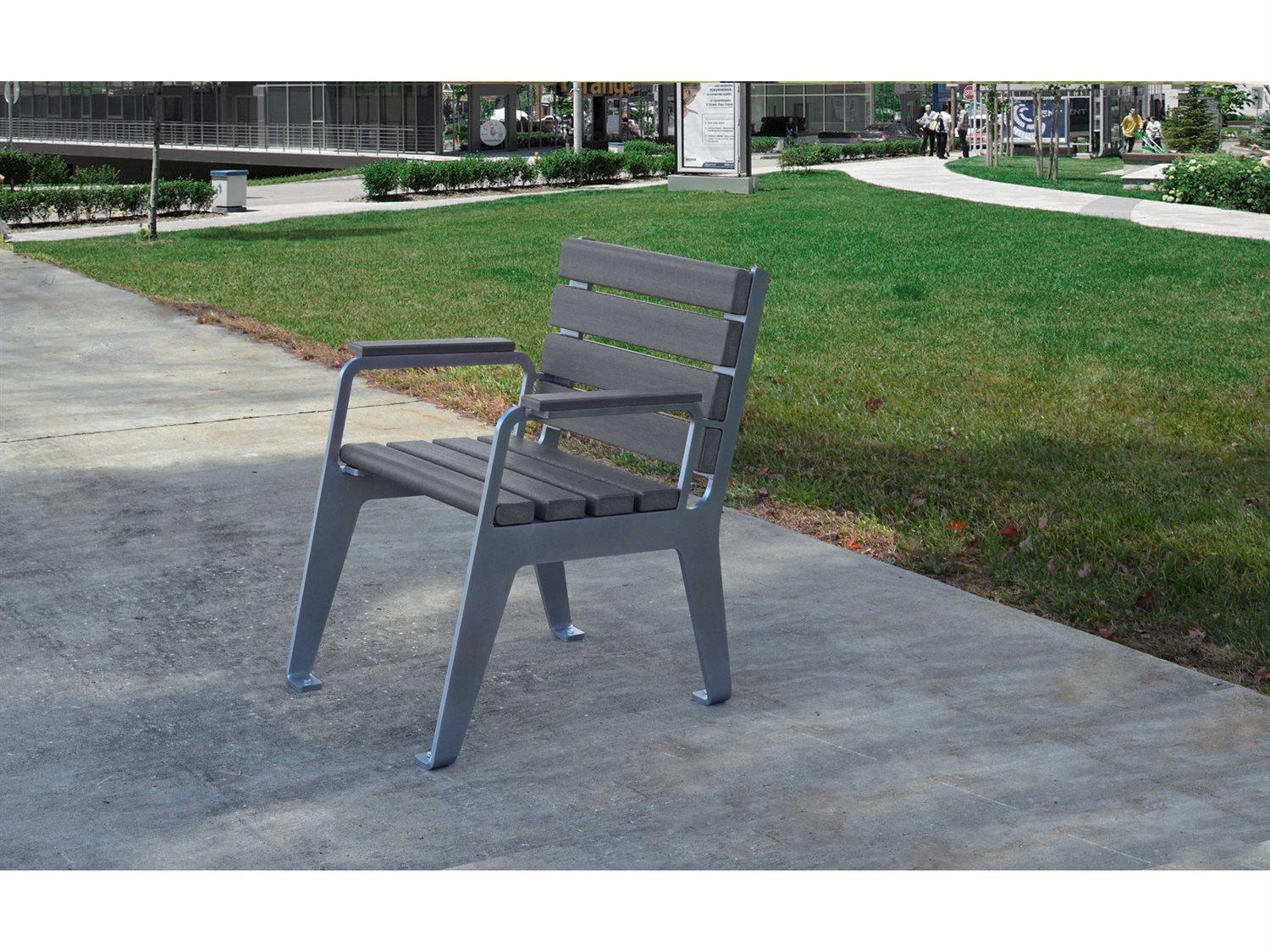 Frog Furnishings Steel 24'' Plaza Chair