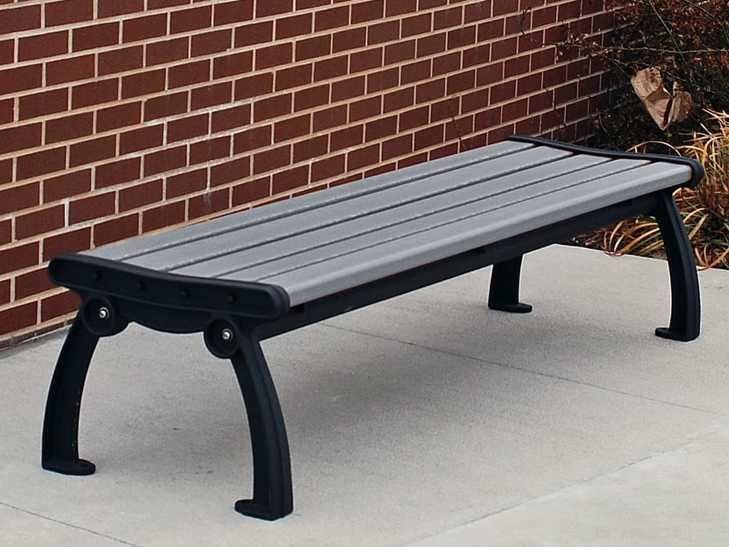 Frog Furnishings Heritage Cast Aluminum 5 ft. Backless Patio Bench