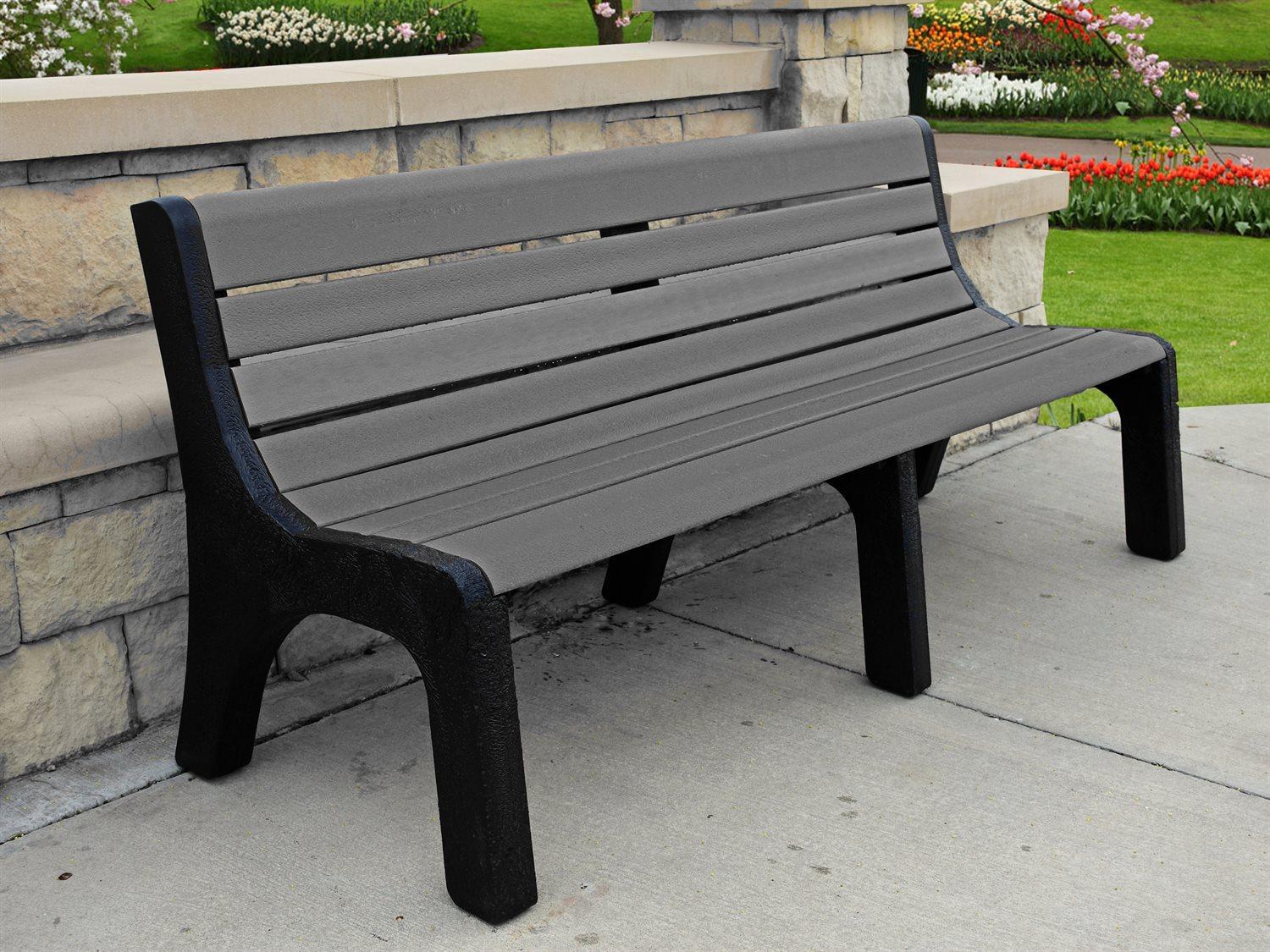 Frog Furnishings Newport Recycled Plastic 6 ft. Outdoor Bench