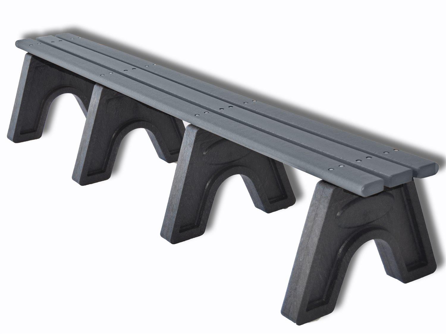 Frog Furnishings Sport Recycled Plastic 8 ft. Outdoor Patio Bench