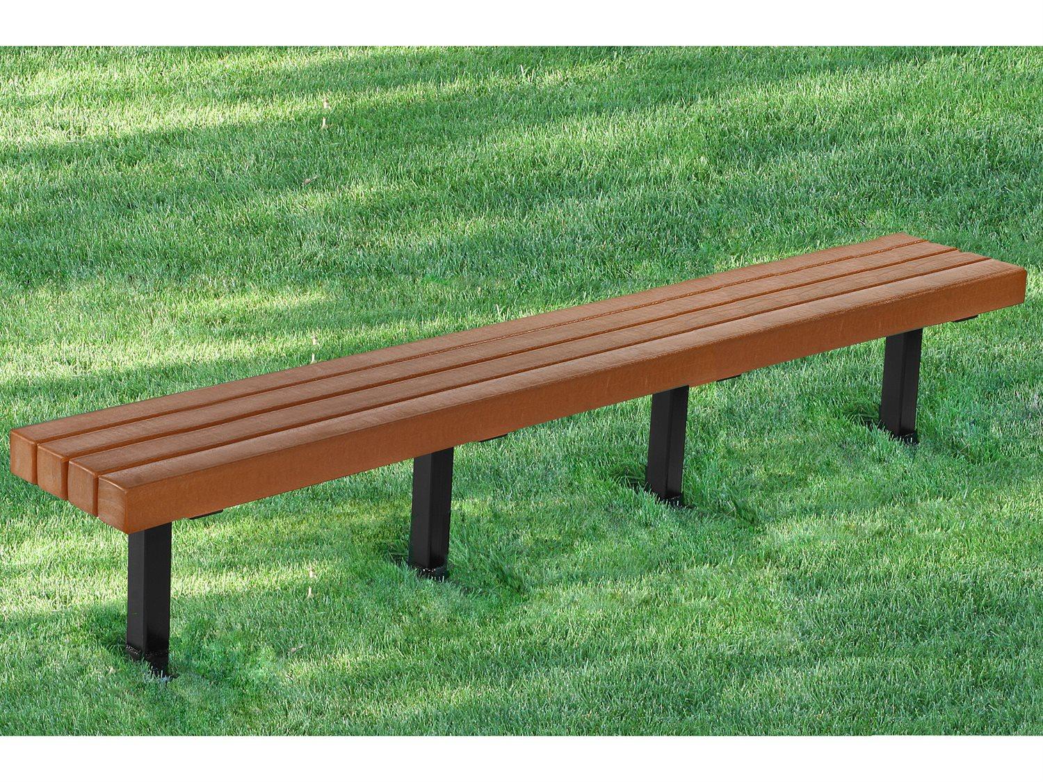 Frog Furnishings Trailside Steel 8 ft. Outdoor Bench
