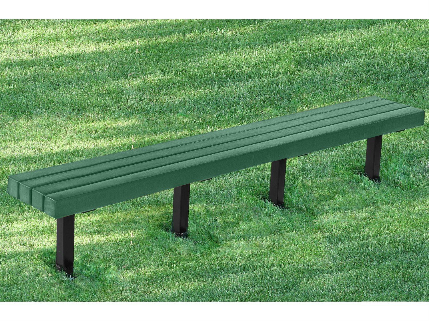 Frog Furnishings Trailside Steel 8 ft. Outdoor Bench