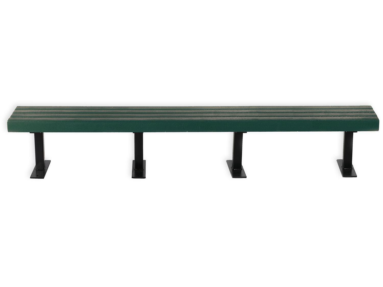 Frog Furnishings Trailside Steel 8 ft. Outdoor Bench