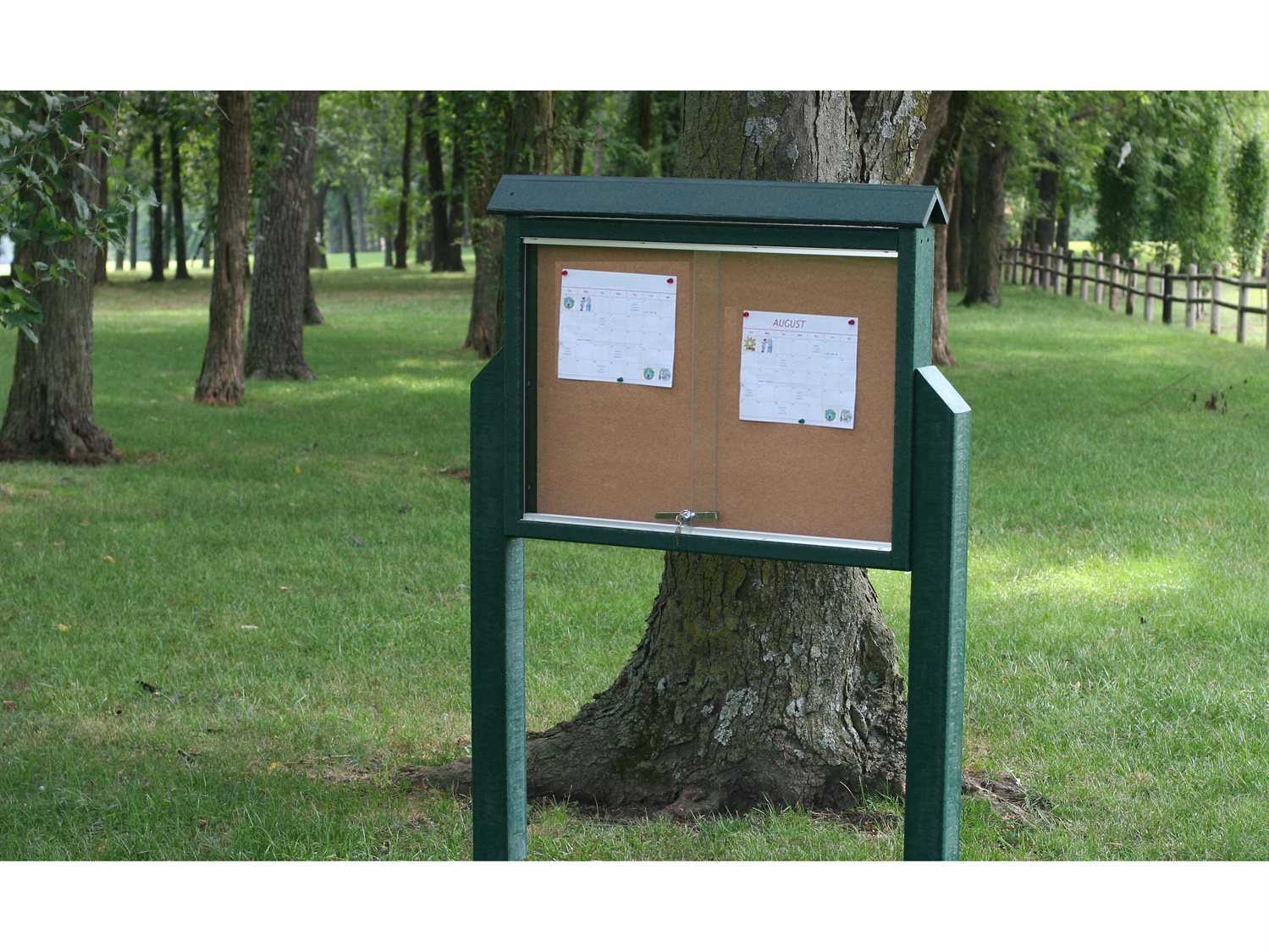 Frog Furnishings Message Center Recycled Plastic Medium Standard Sliding One Side No Post