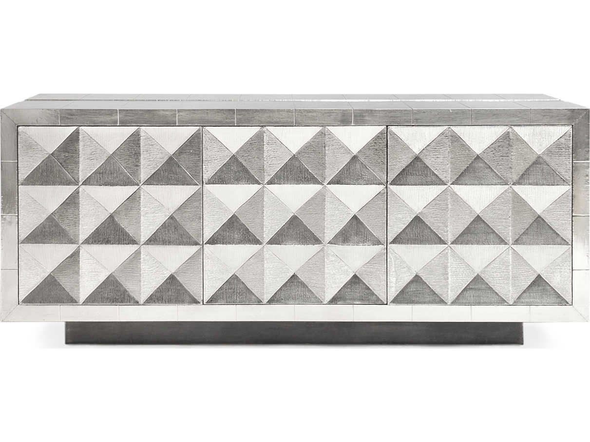Jonathan Adler Talitha 70" Nickel Credenza Sideboard