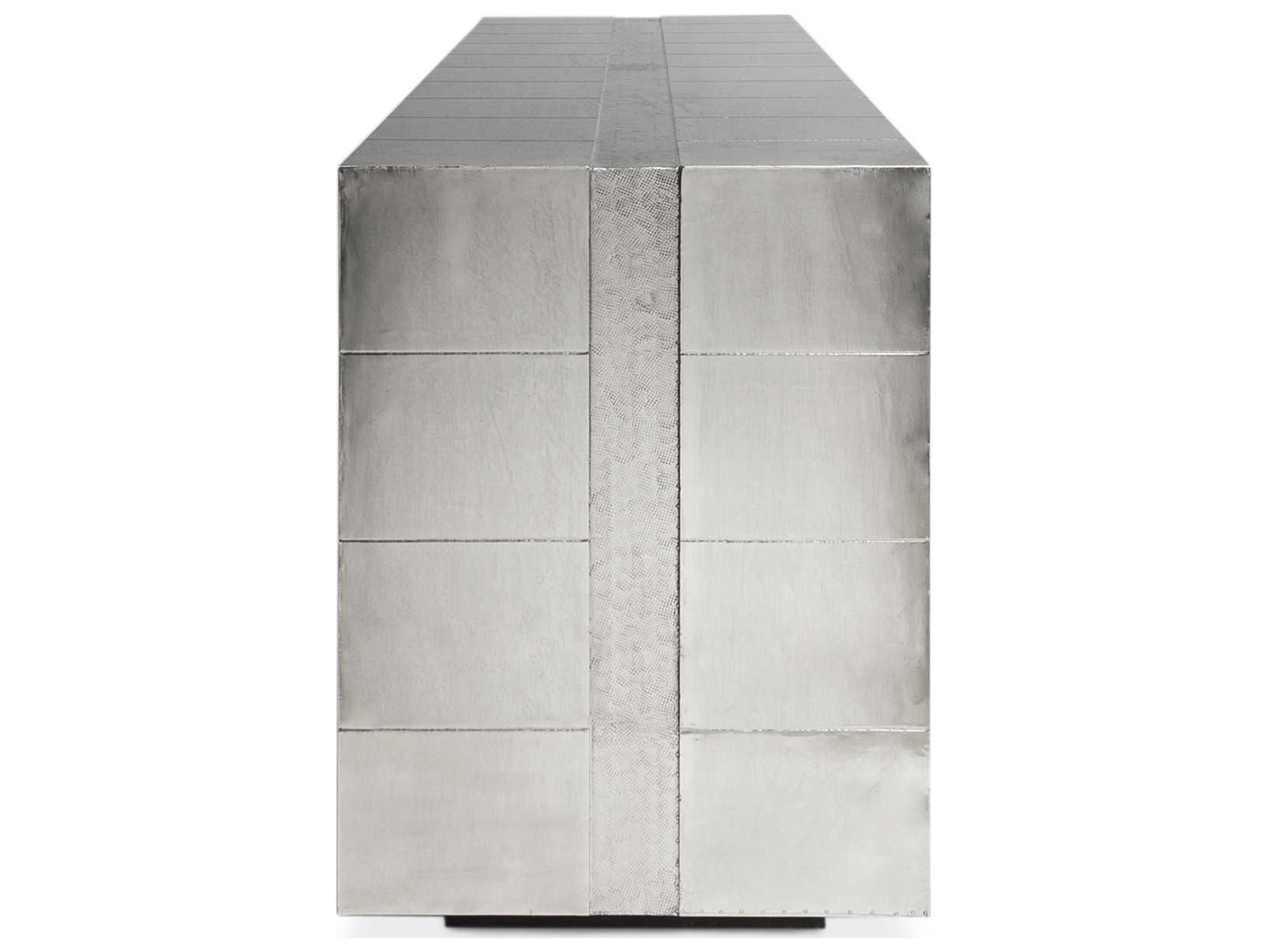 Jonathan Adler Talitha 70" Nickel Credenza Sideboard