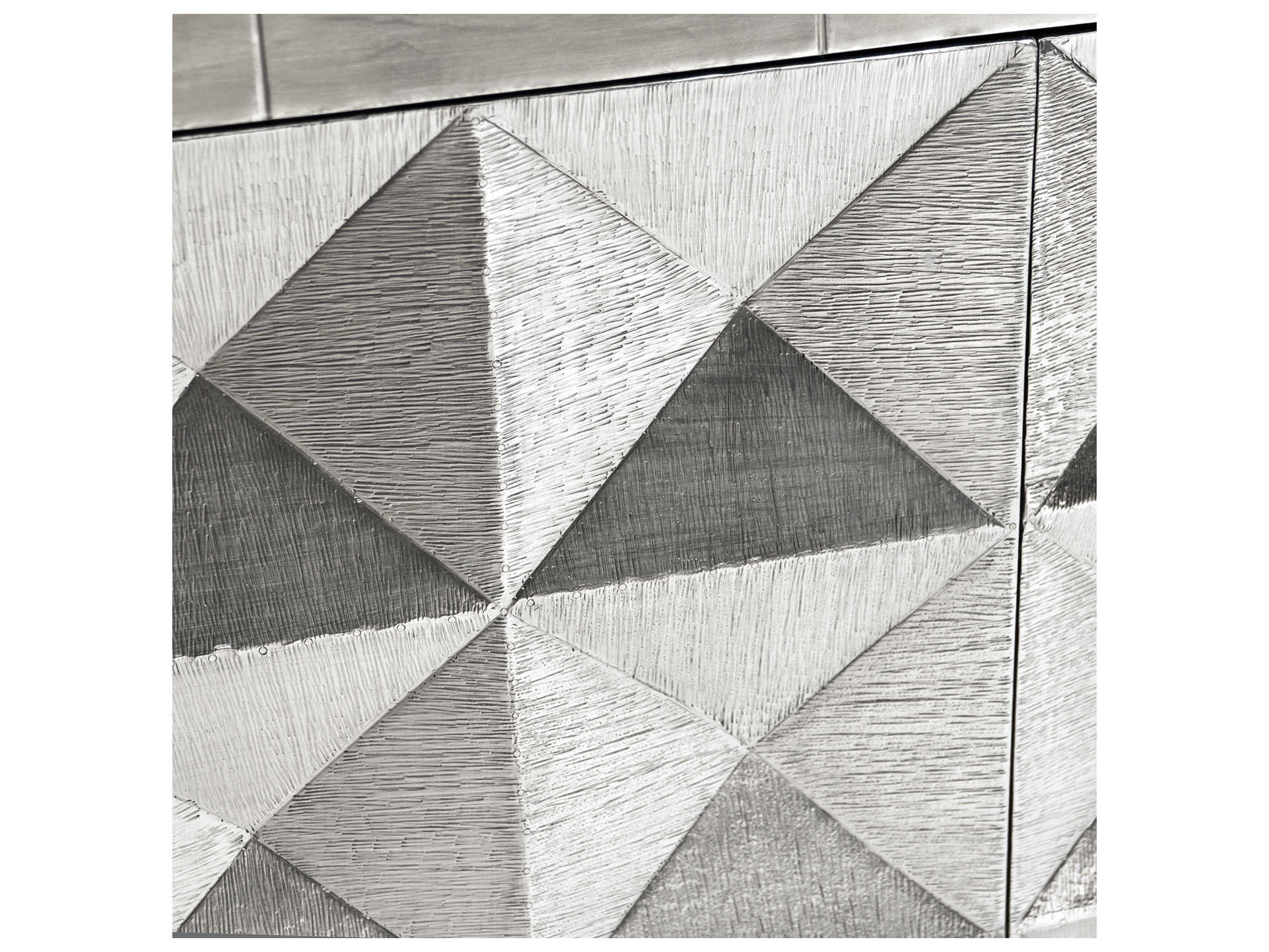 Jonathan Adler Talitha 70" Nickel Credenza Sideboard