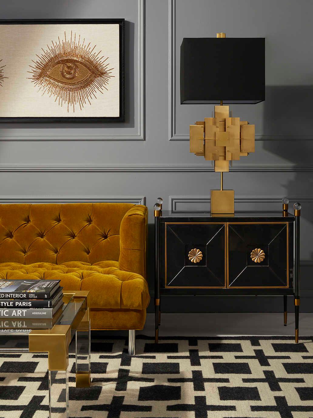 Jonathan Adler Rider Black Accent Chest