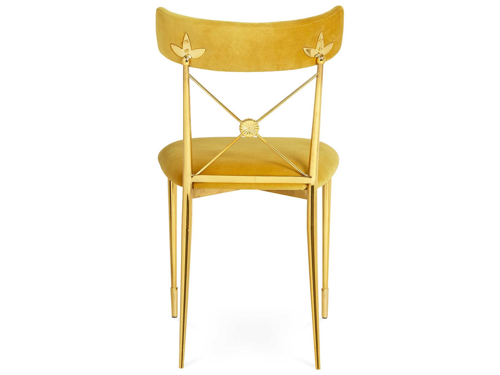 Jonathan Adler Rider Gold Side Dining Chair