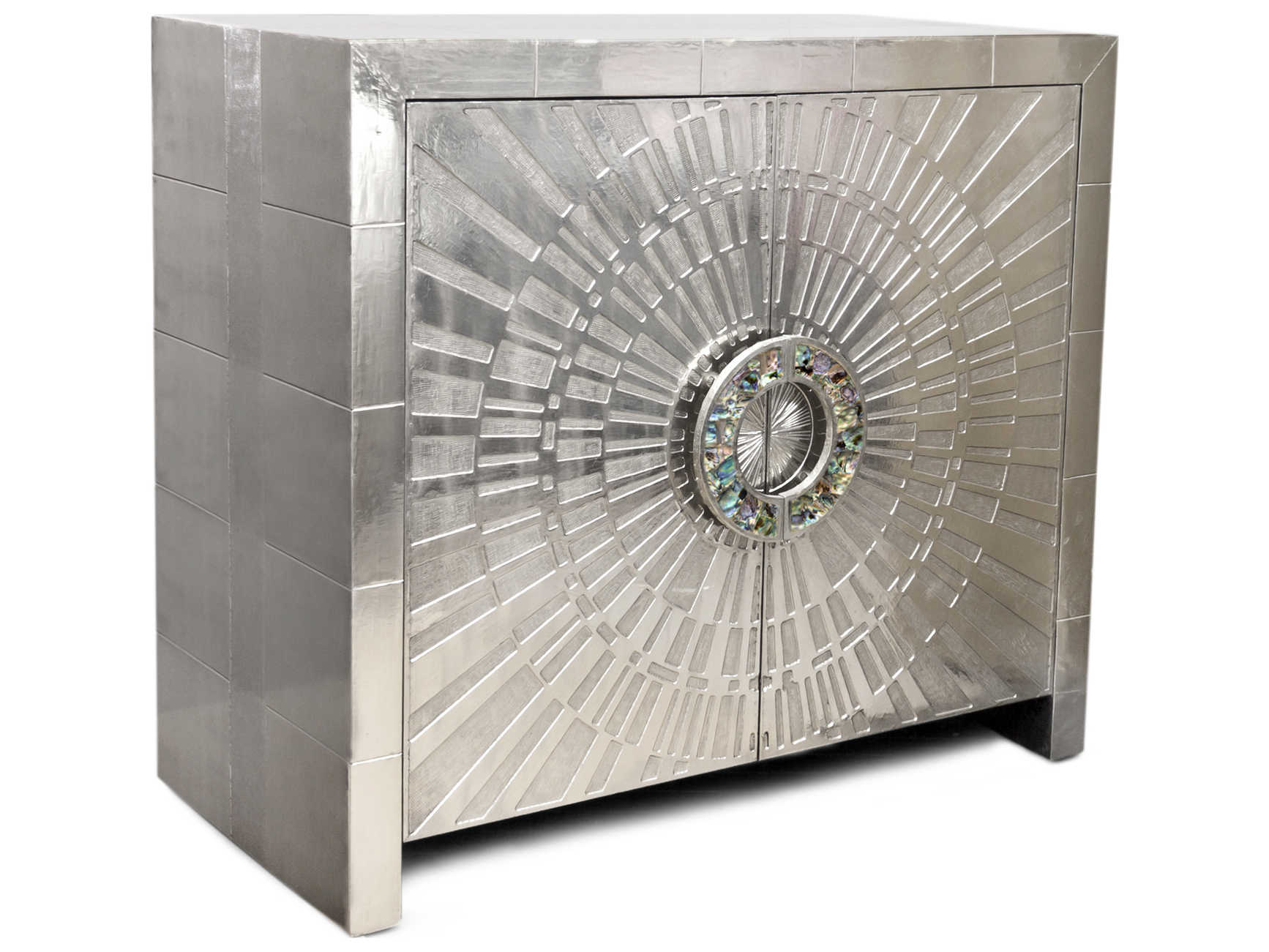 Jonathan Adler Talitha Nickel Silver Accent Chest