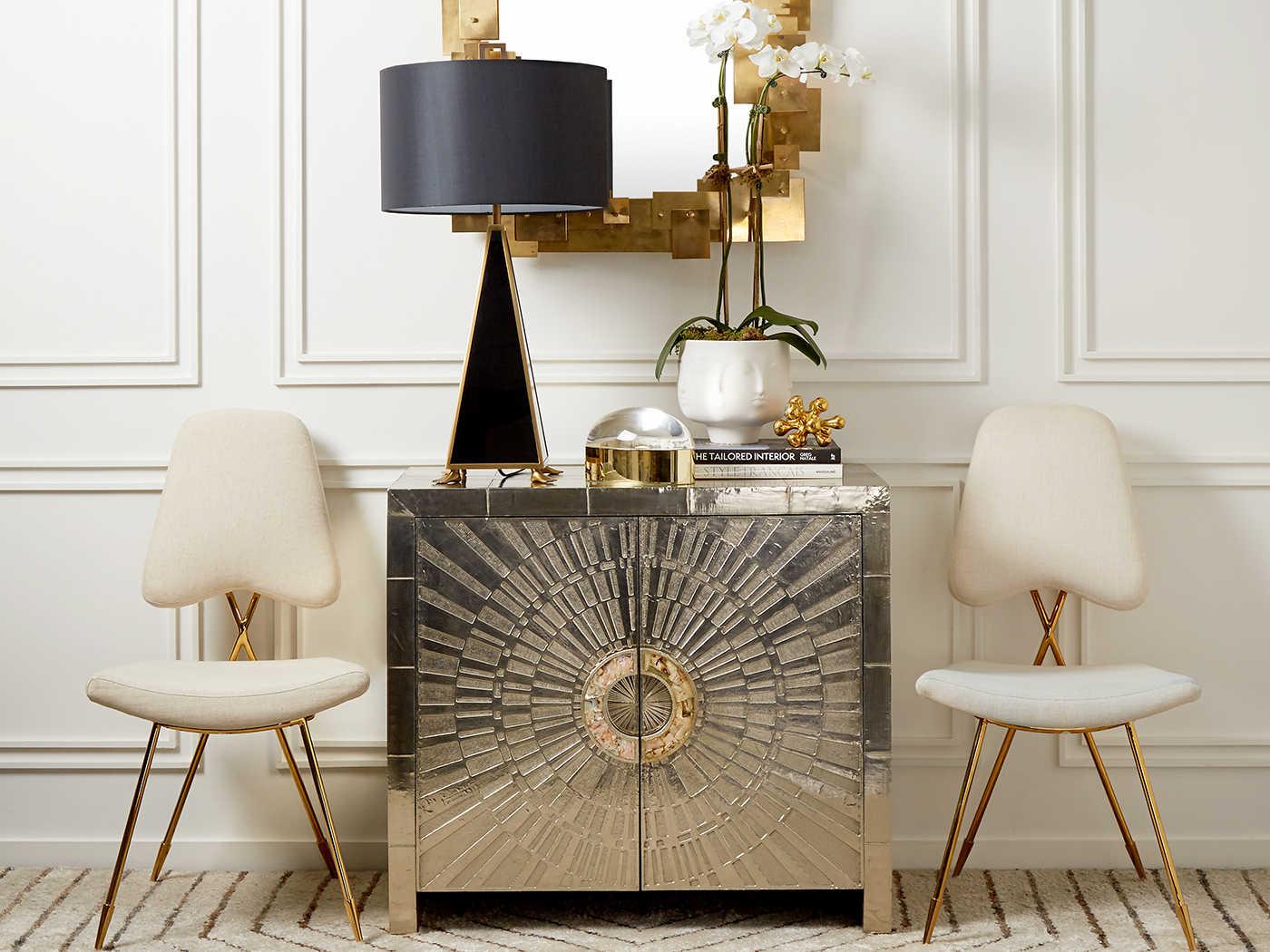 Jonathan Adler Talitha Nickel Silver Accent Chest