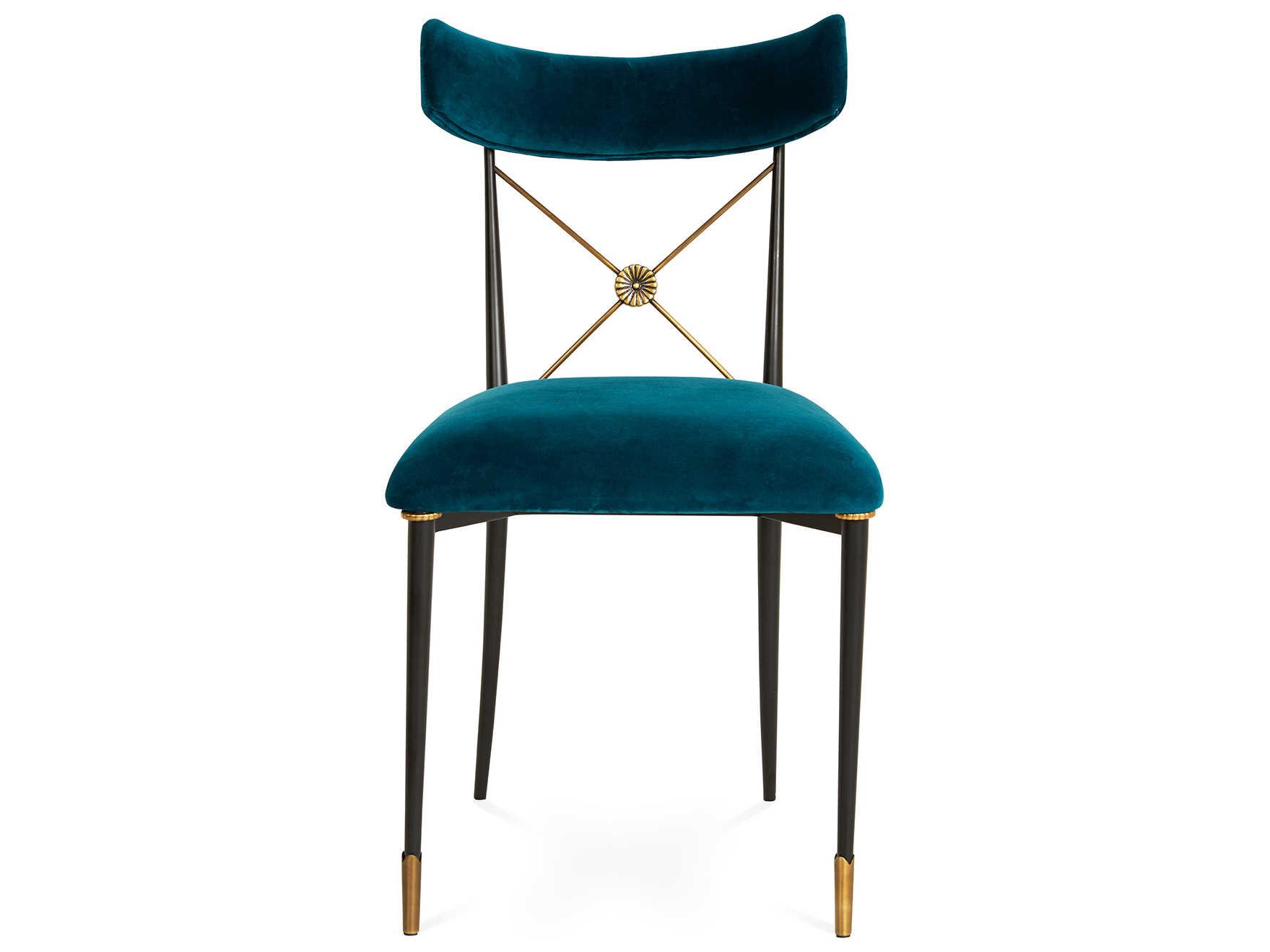 Jonathan Adler Rider Blue Side Dining Chair