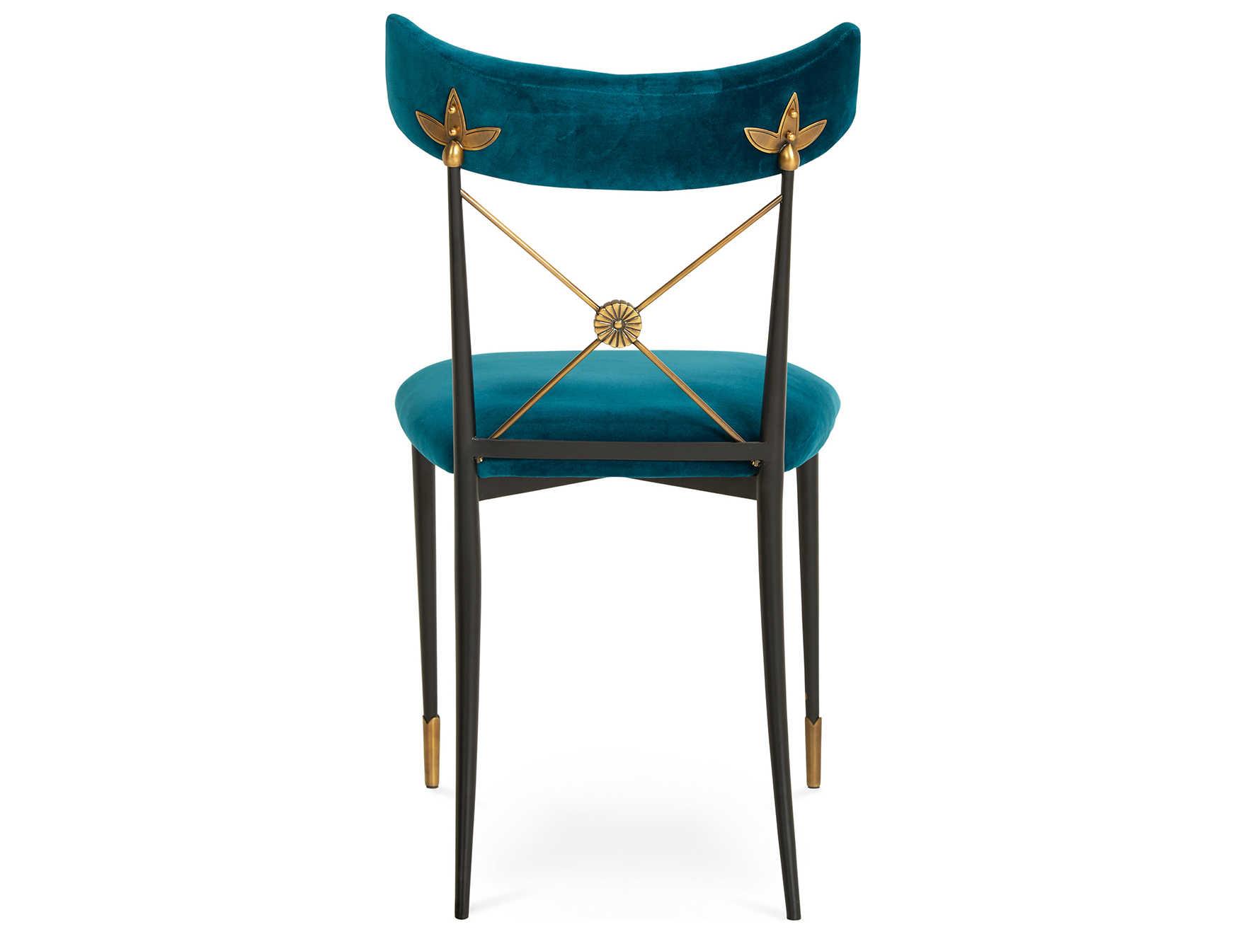 Jonathan Adler Rider Blue Side Dining Chair