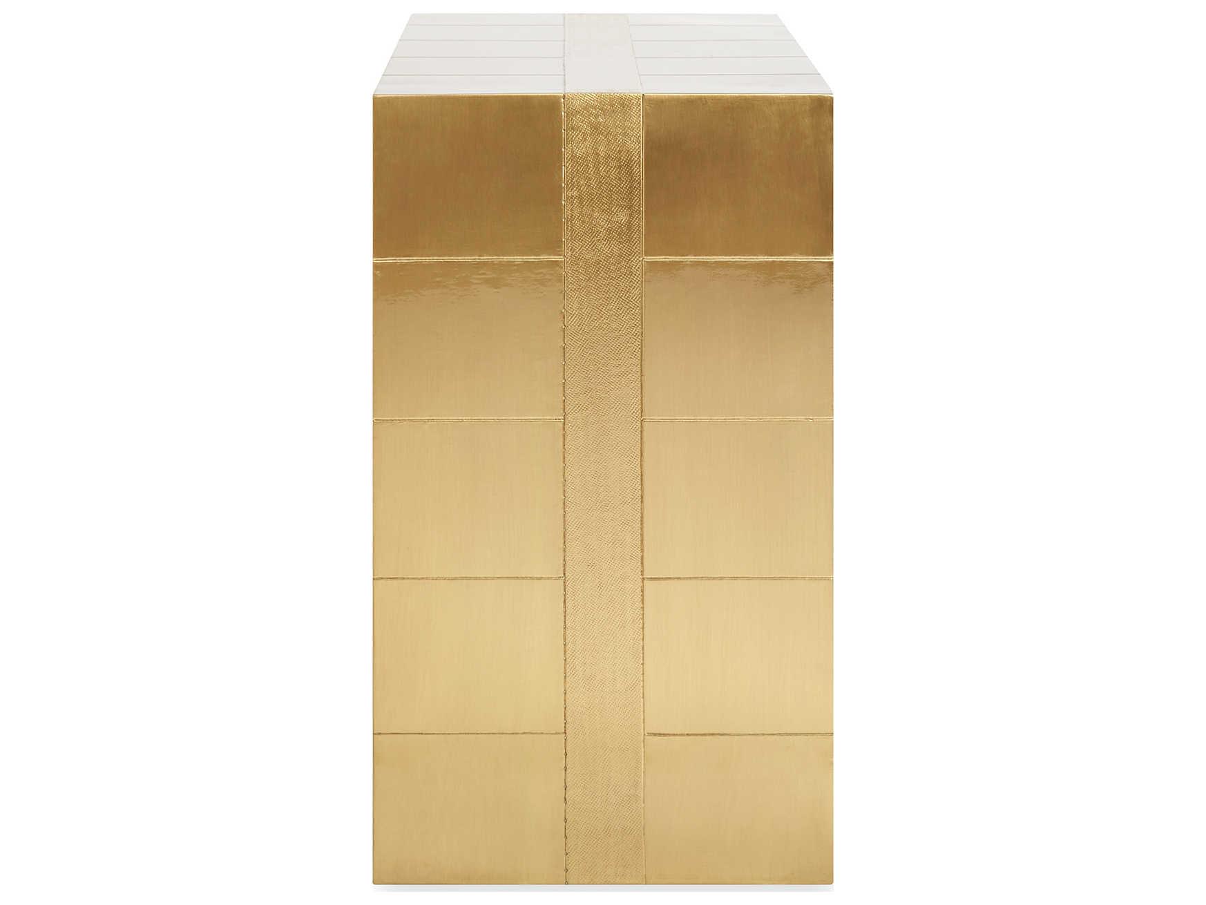 Jonathan Adler Talitha Brass Gold Accent Chest