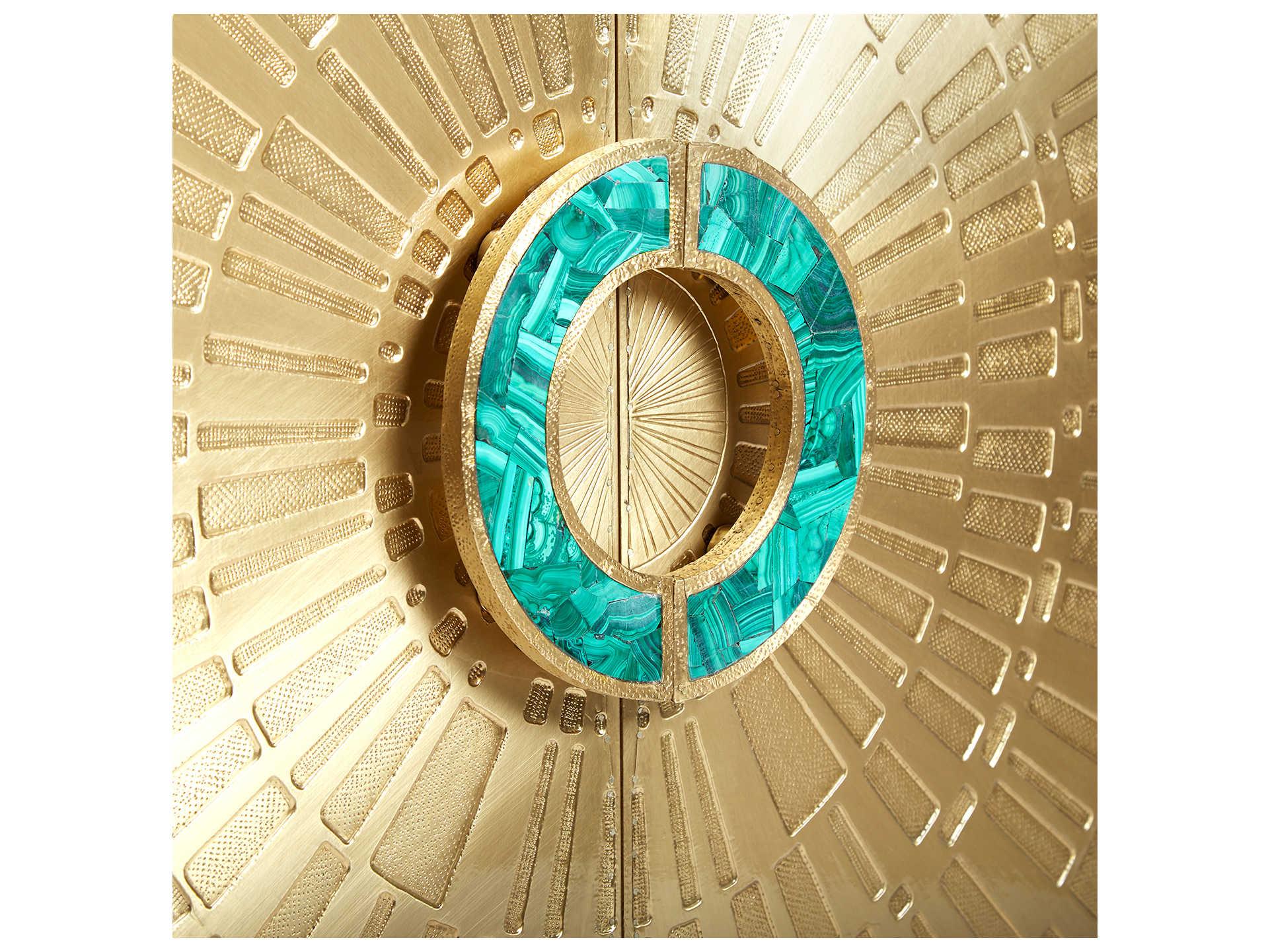 Jonathan Adler Talitha Brass Gold Accent Chest