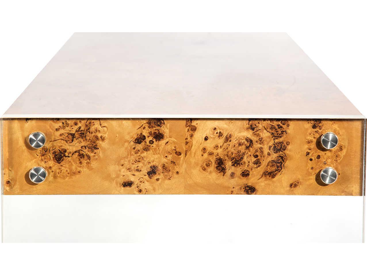 Jonathan Adler Bond Burled Mappa Brown Secretary Desk