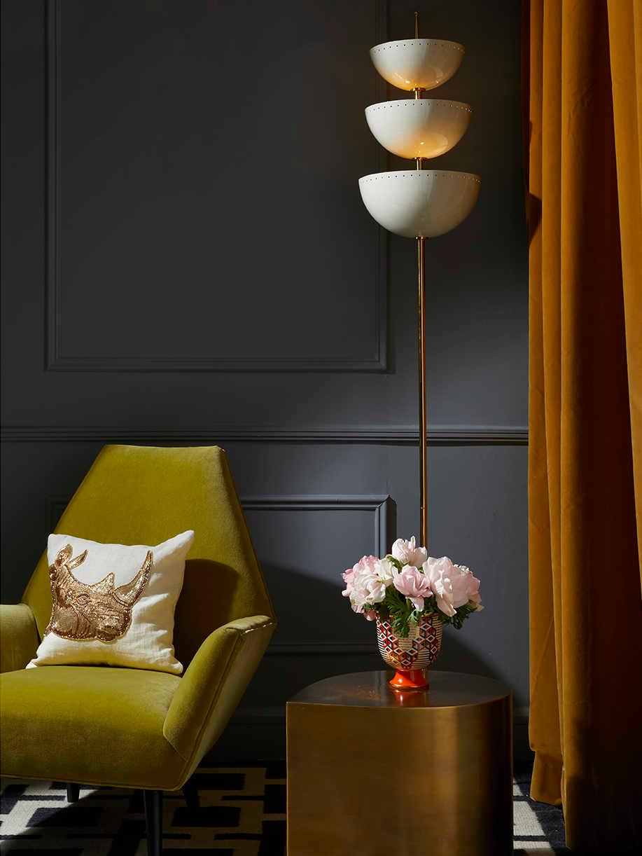 Jonathan Adler Lisbon Ivory White Floor Lamp