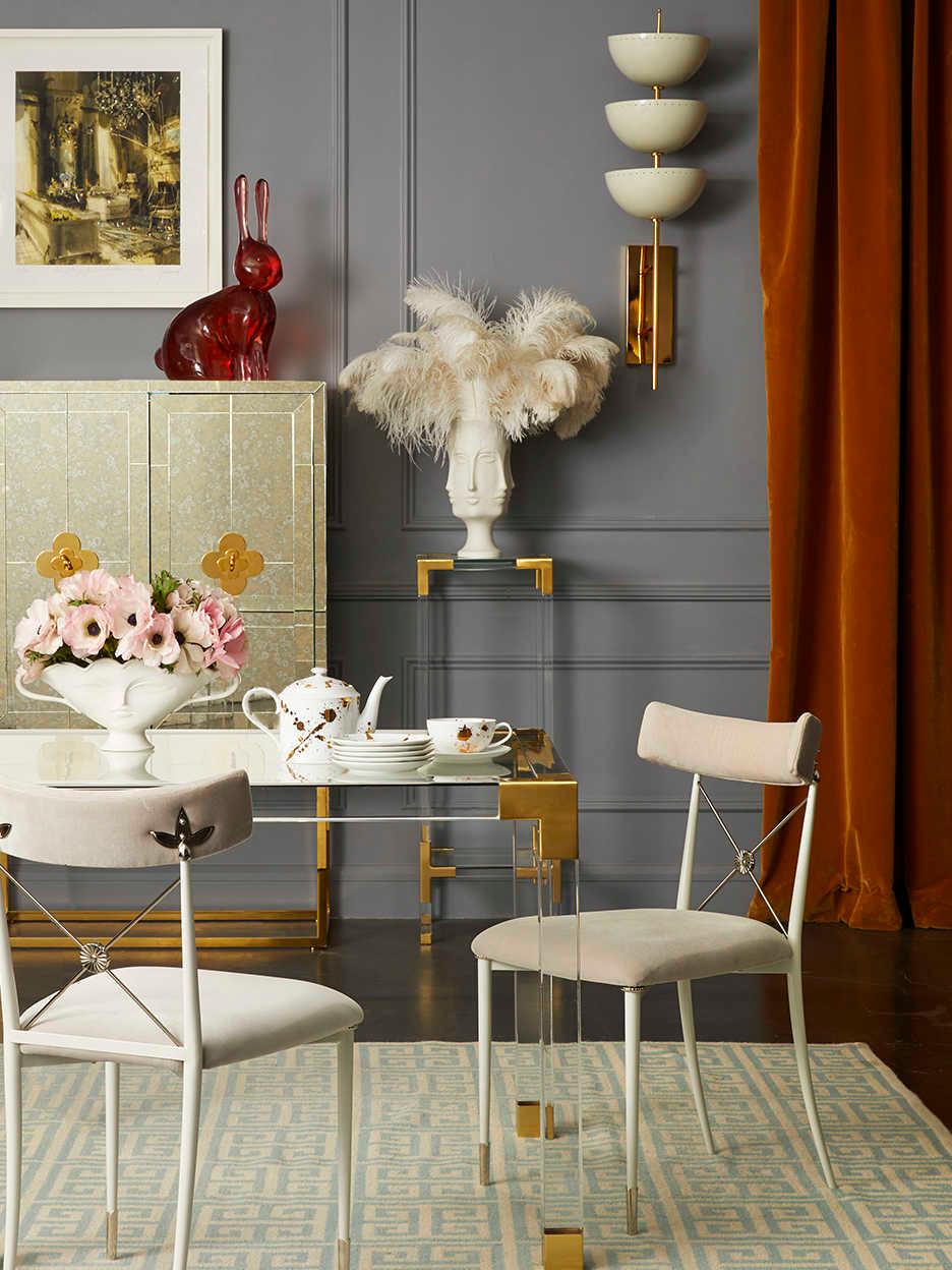 Jonathan Adler Lisbon Ivory White Wall Sconce