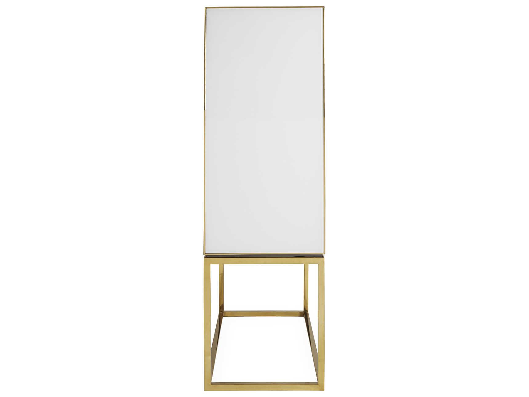 Jonathan Adler Op Art White Charcoal Ivory Bar Cabinet